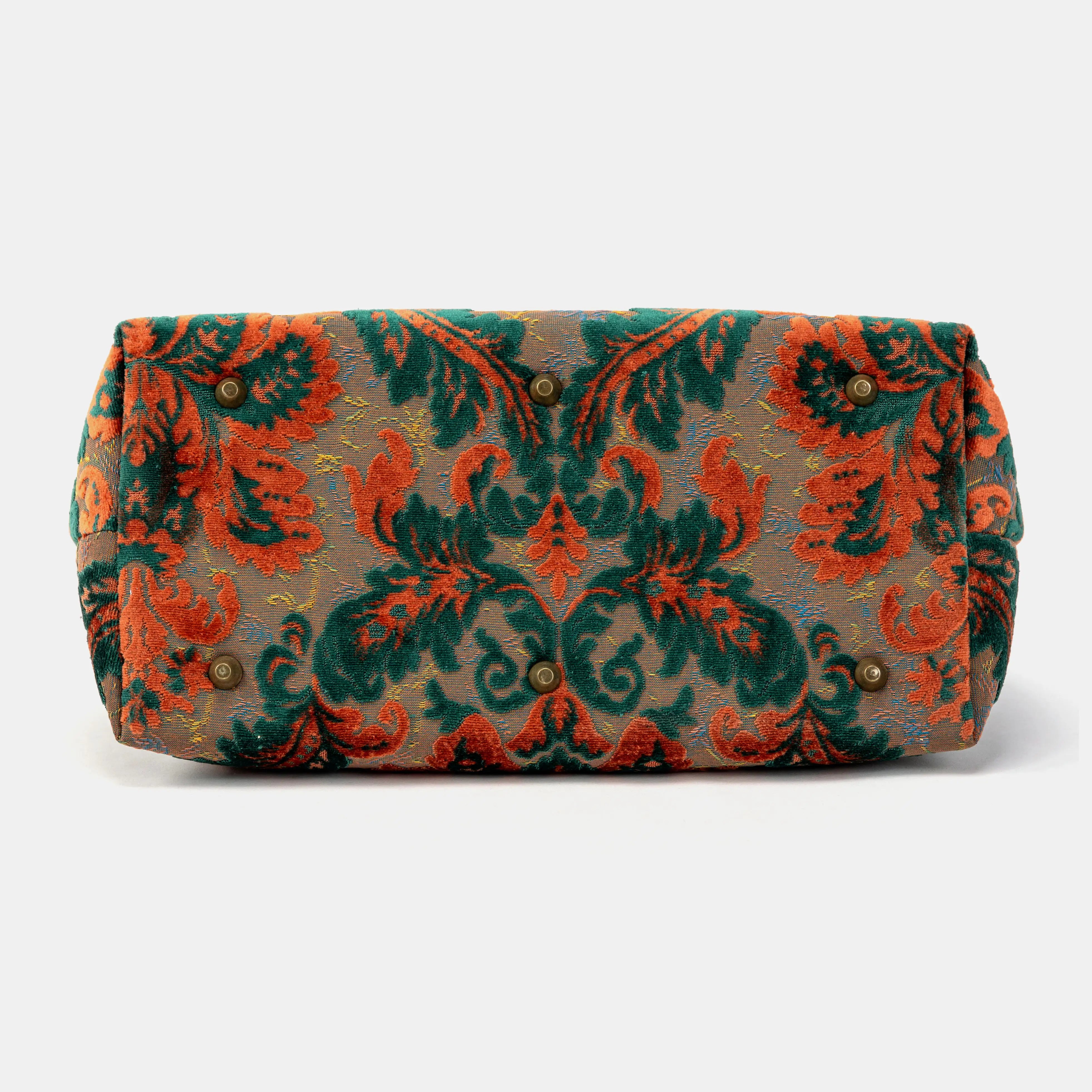 Burnout Velvet Revival Jade Knitting Project Bag of America bottom