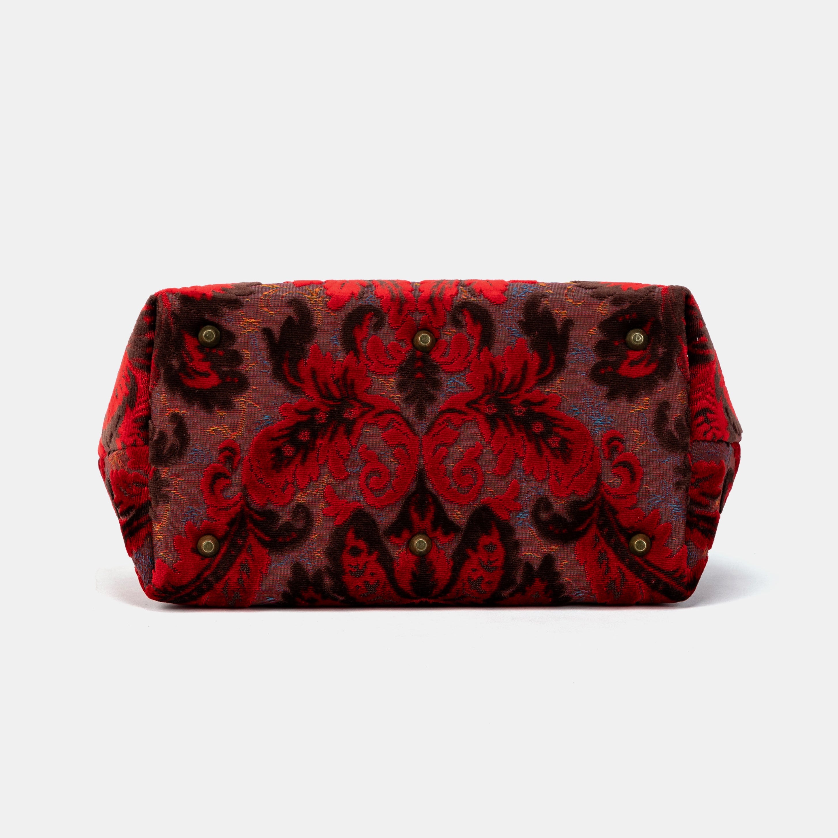 Burnout Velvet Revival Scarlet Carpet Handbag Purse of America bottom