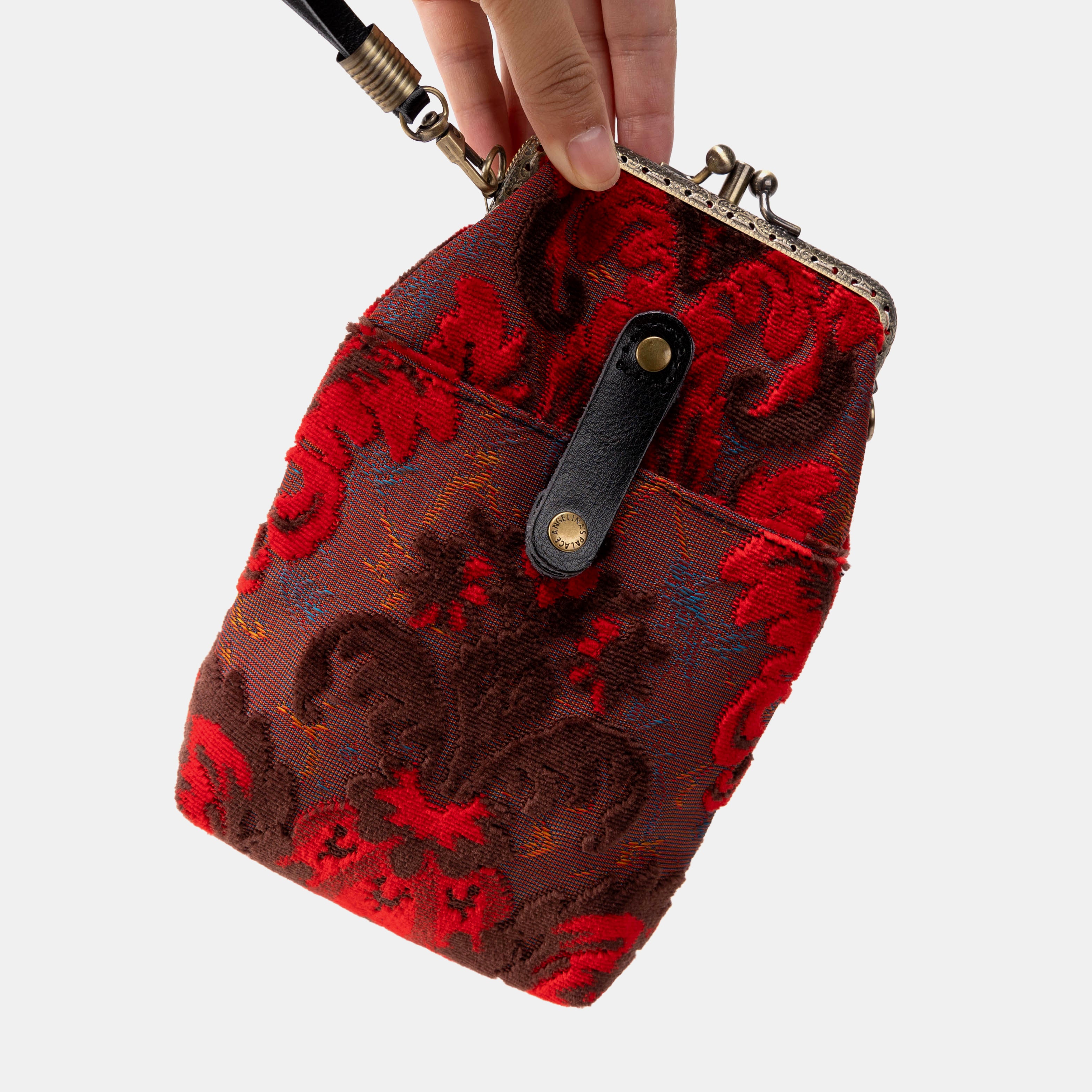 Burnout Velvet Revival Scarlet Carpet Phone Case Carpetbag of America main