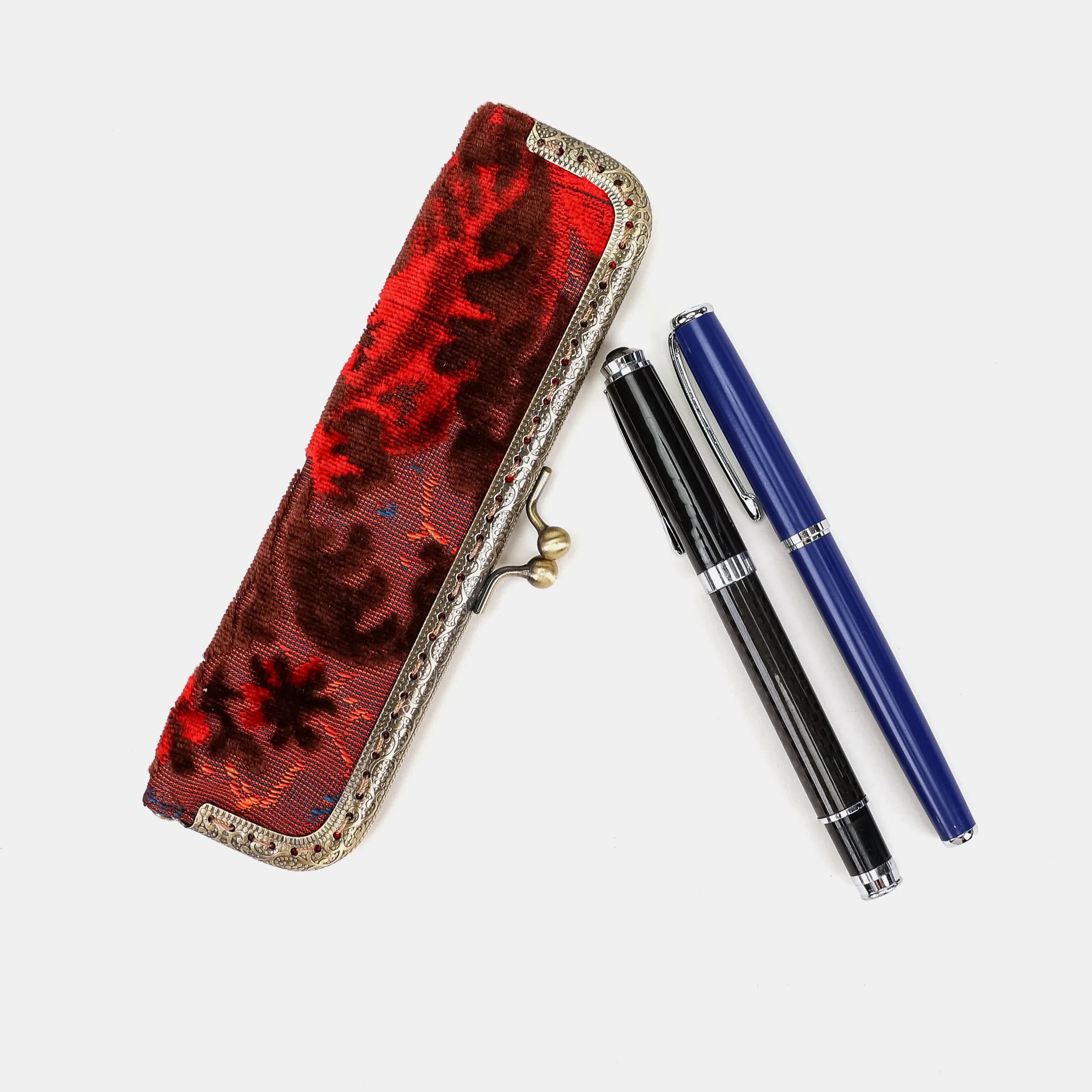 Revival Scarlet Duo Pen Case Carpetbag of America main