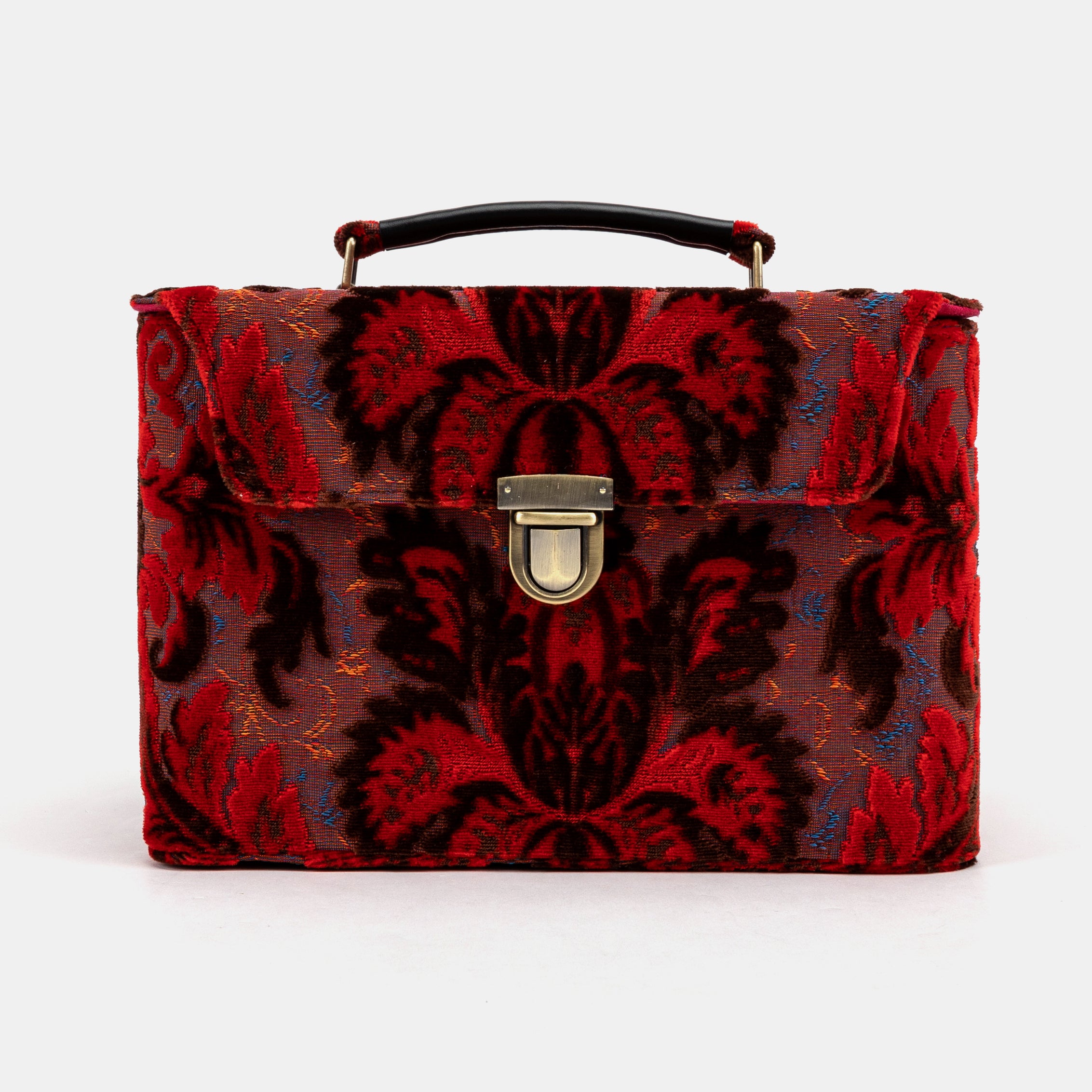 Burnout Velvet Revival Scarlet Josephine Large Train Case of America main