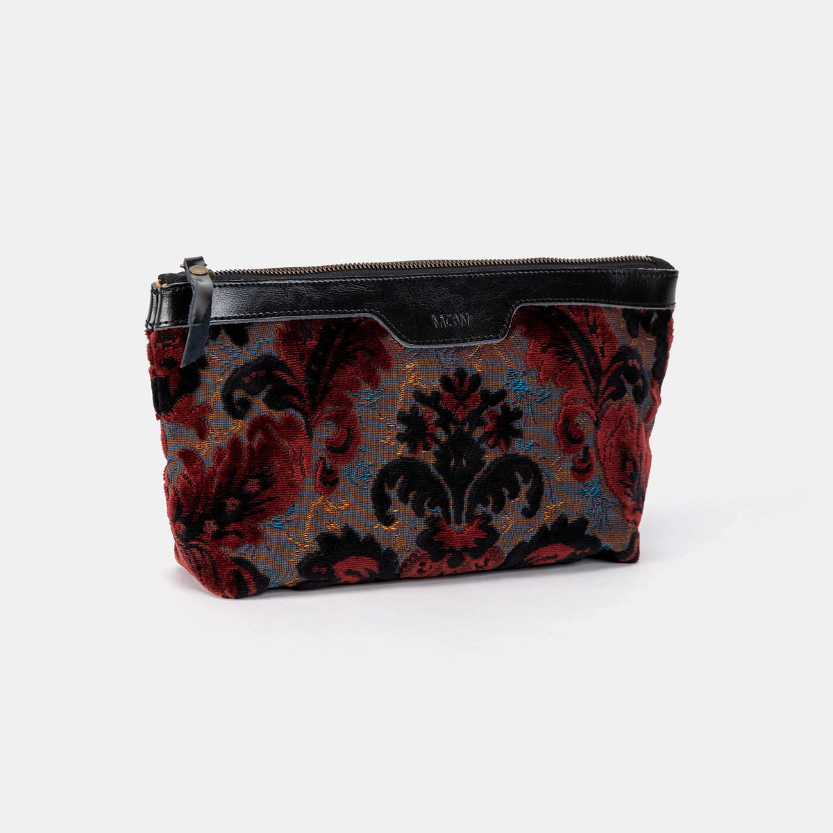 Burnout Velvet Revival Sephia Carpet Makeup Bag of America side