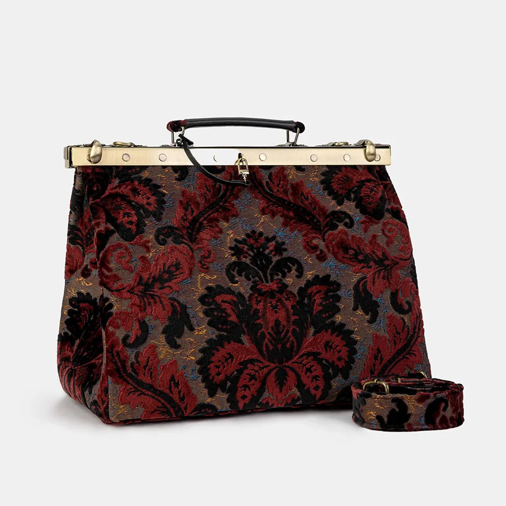 Burnout Velvet Revival Sephia Celine Carpet Gladstone Bag of America main