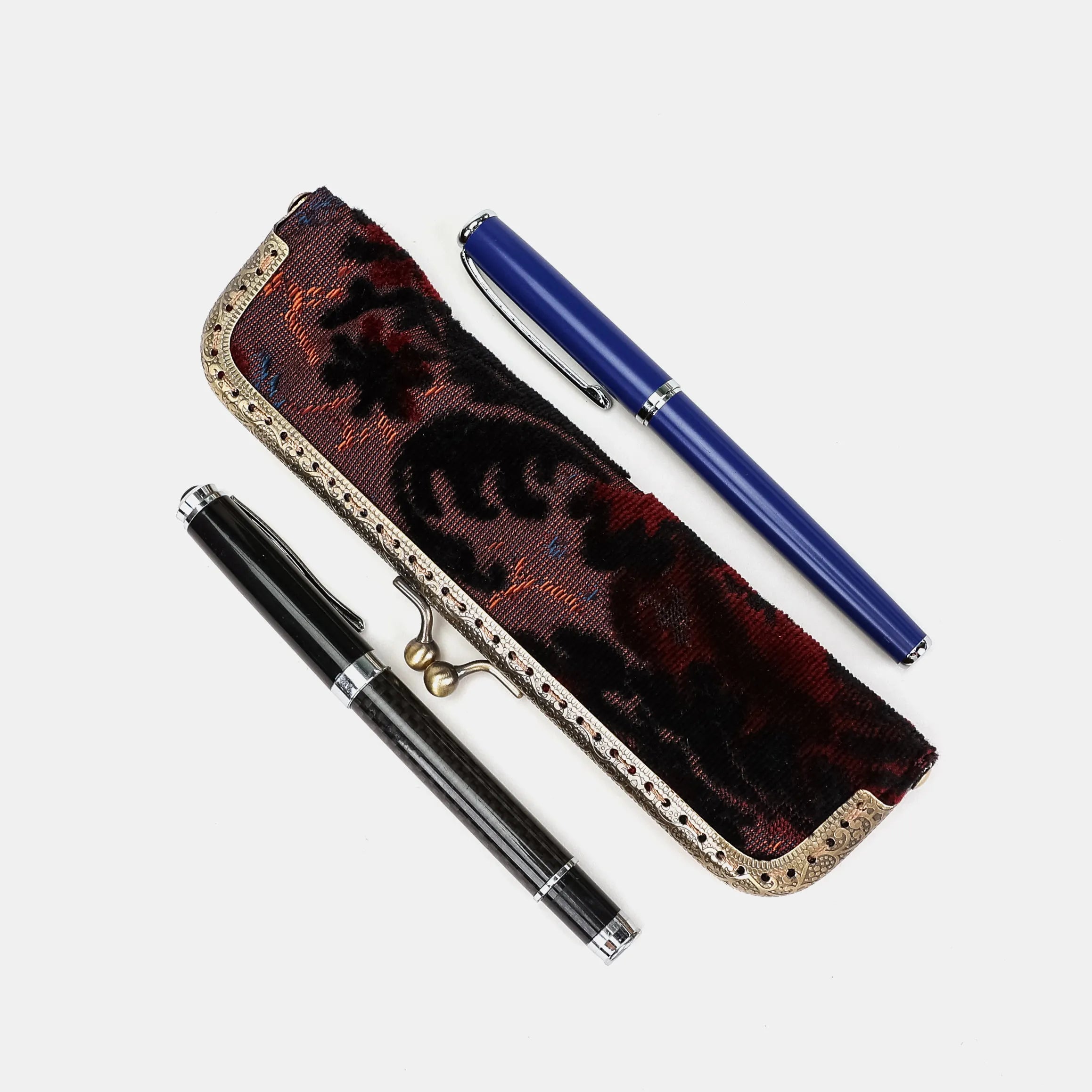Revival Sephia Duo Pen Case Carpetbag of America side