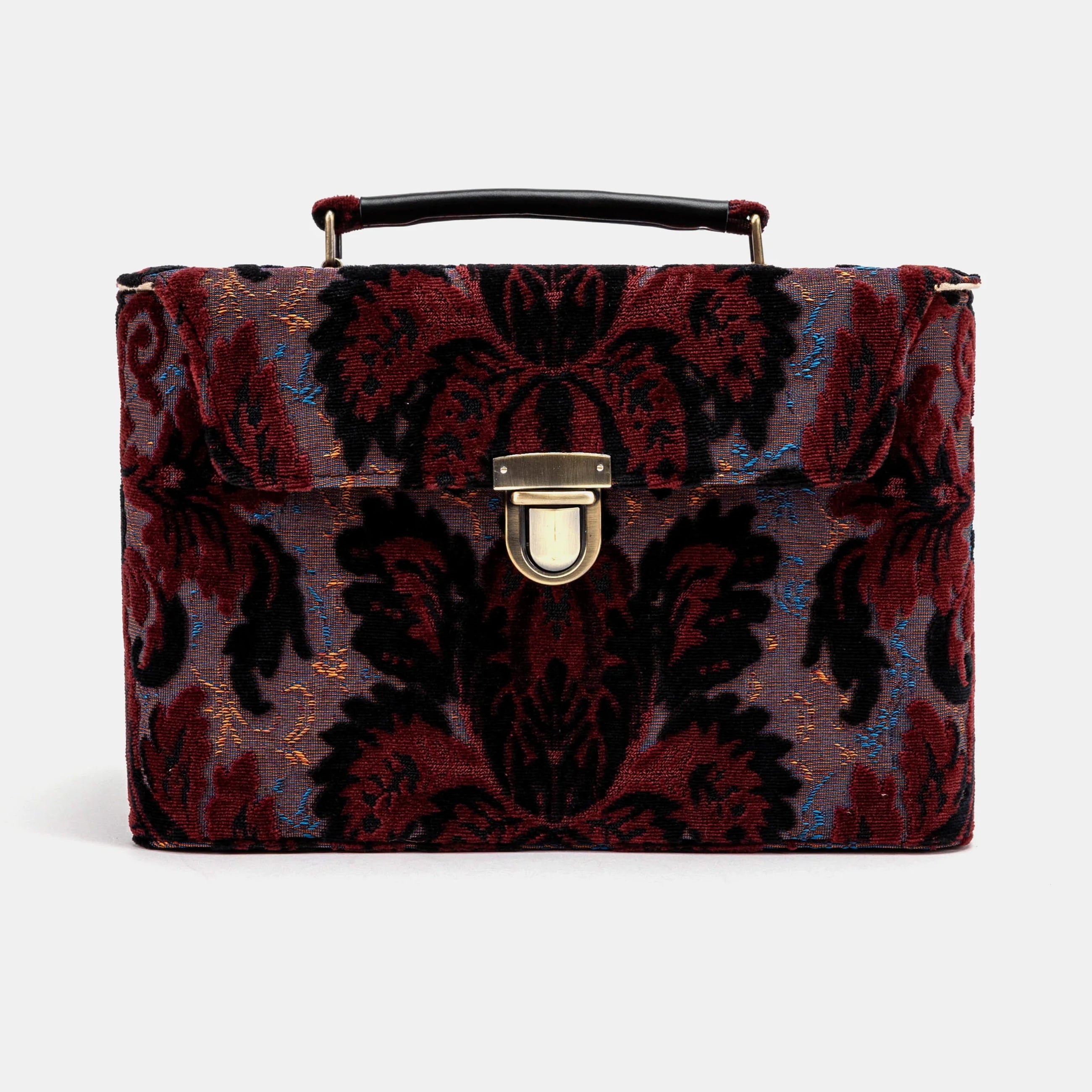 Burnout Velvet Revival Sephia Josephine Large Train Case main