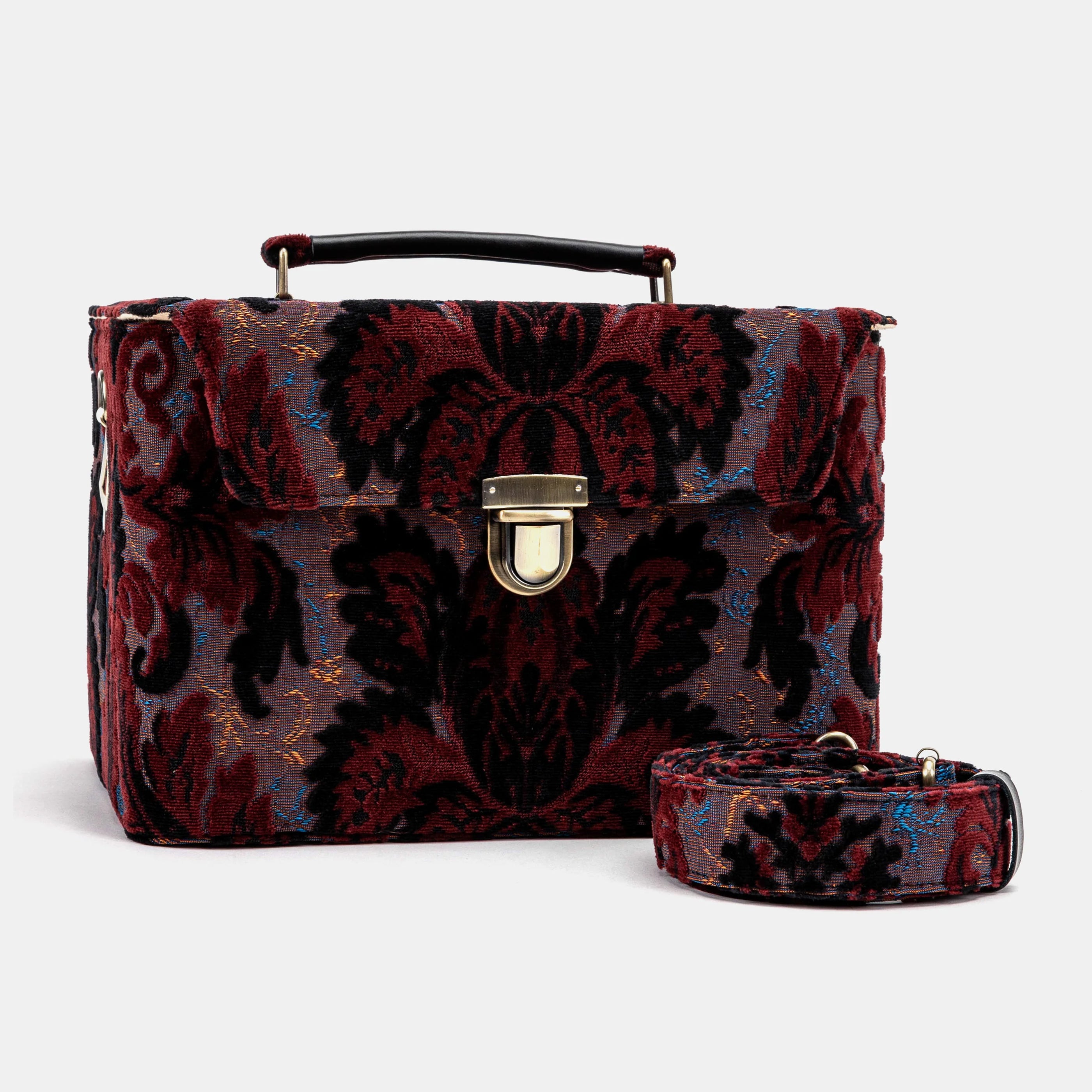 Burnout Velvet Revival Sephia Josephine Large Train Case primary