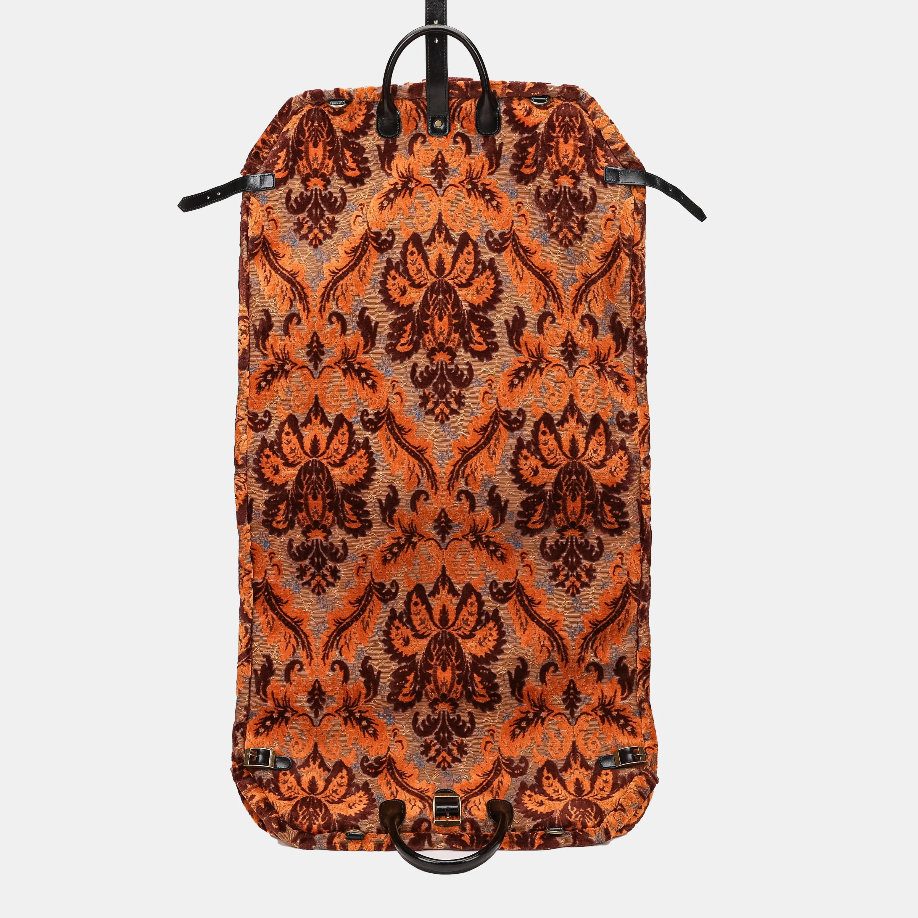 Burnout Velvet Revival Sienna Carpet Garment Bag Carpetbag of America back