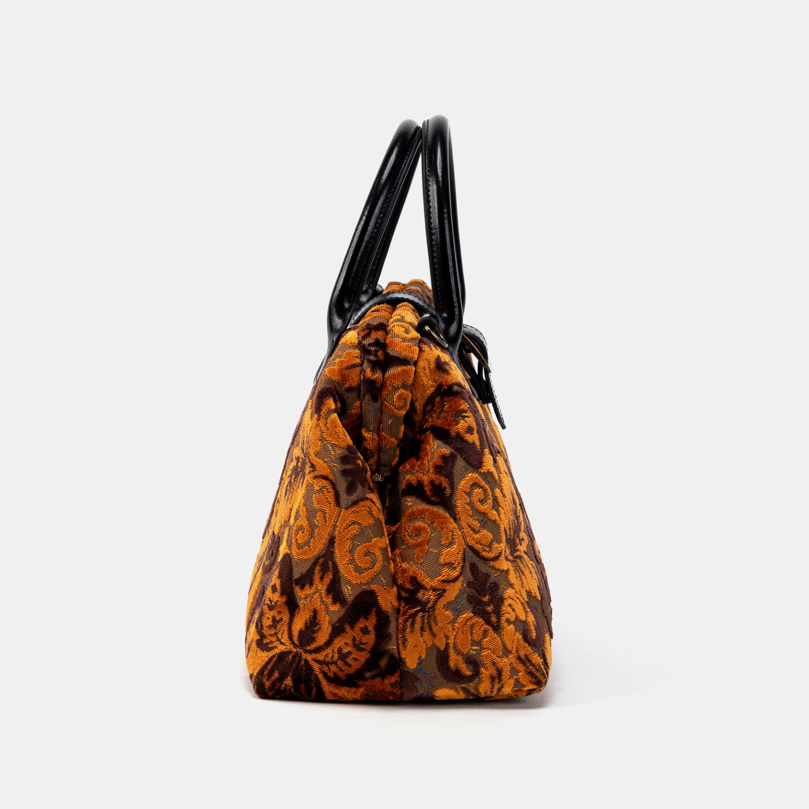 Burnout Velvet Revival Sienna Carpet Handbag Purse of America side
