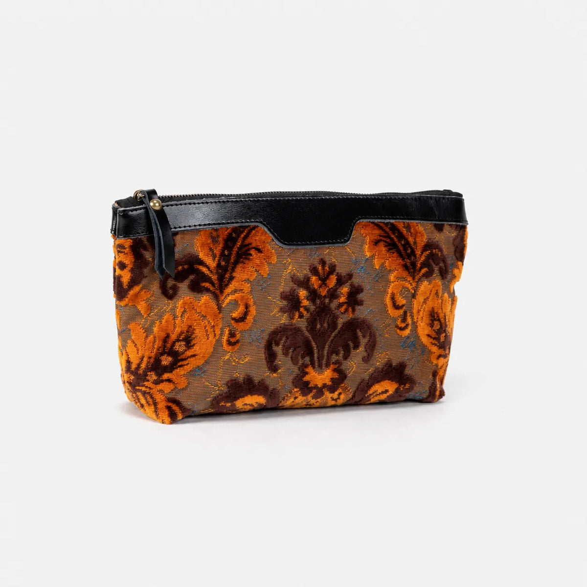 Burnout Velvet Revival Sienna Carpet Makeup Bag of America side
