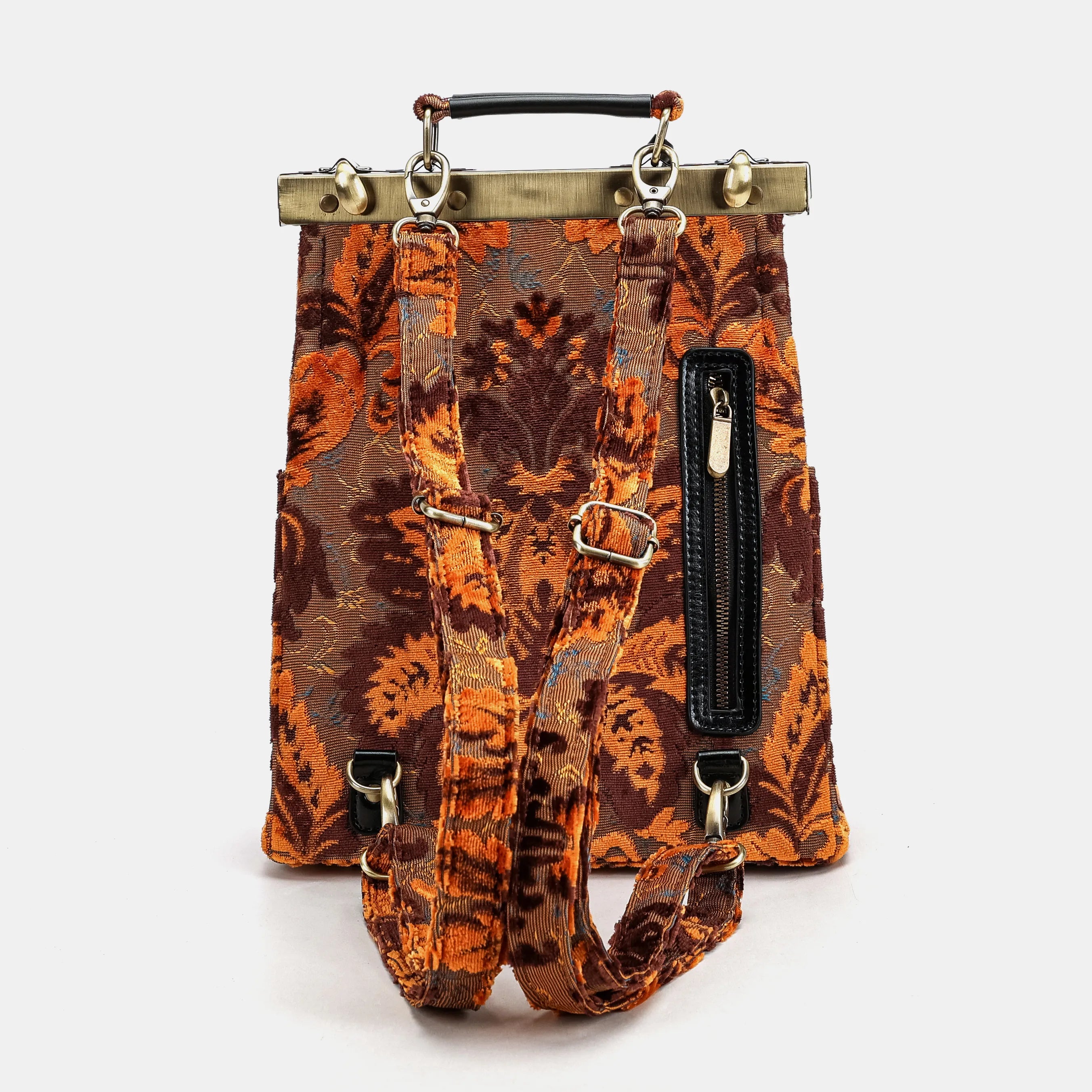 Burnout Velvet Revival Sienna Helena Carpet Gladstone Backpack back
