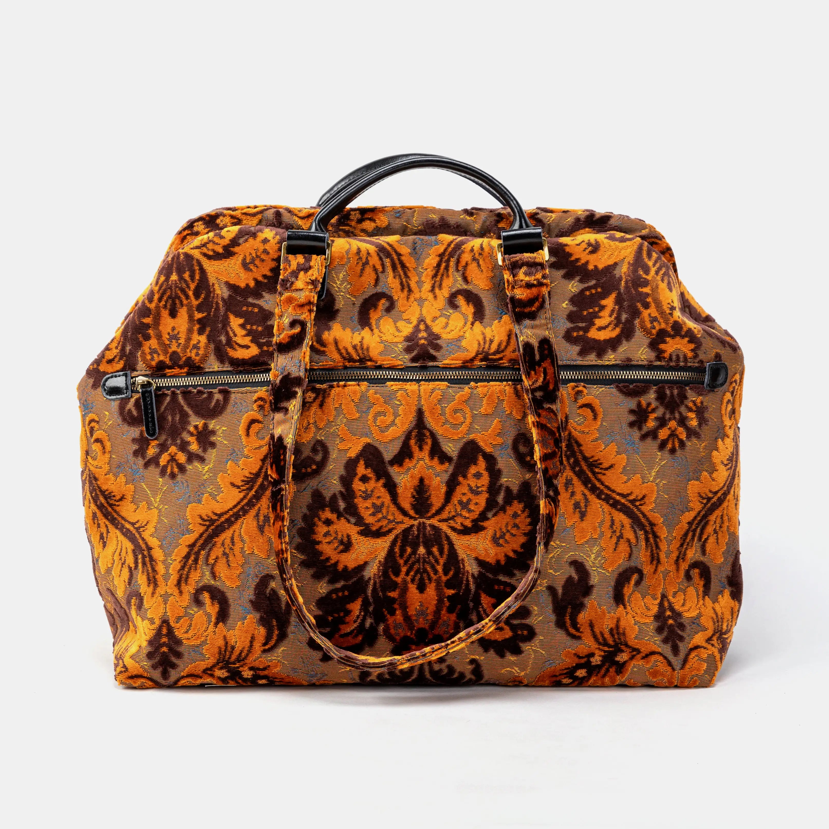 Burnout Velvet Revival Sienna Knitting Project Bag of America back