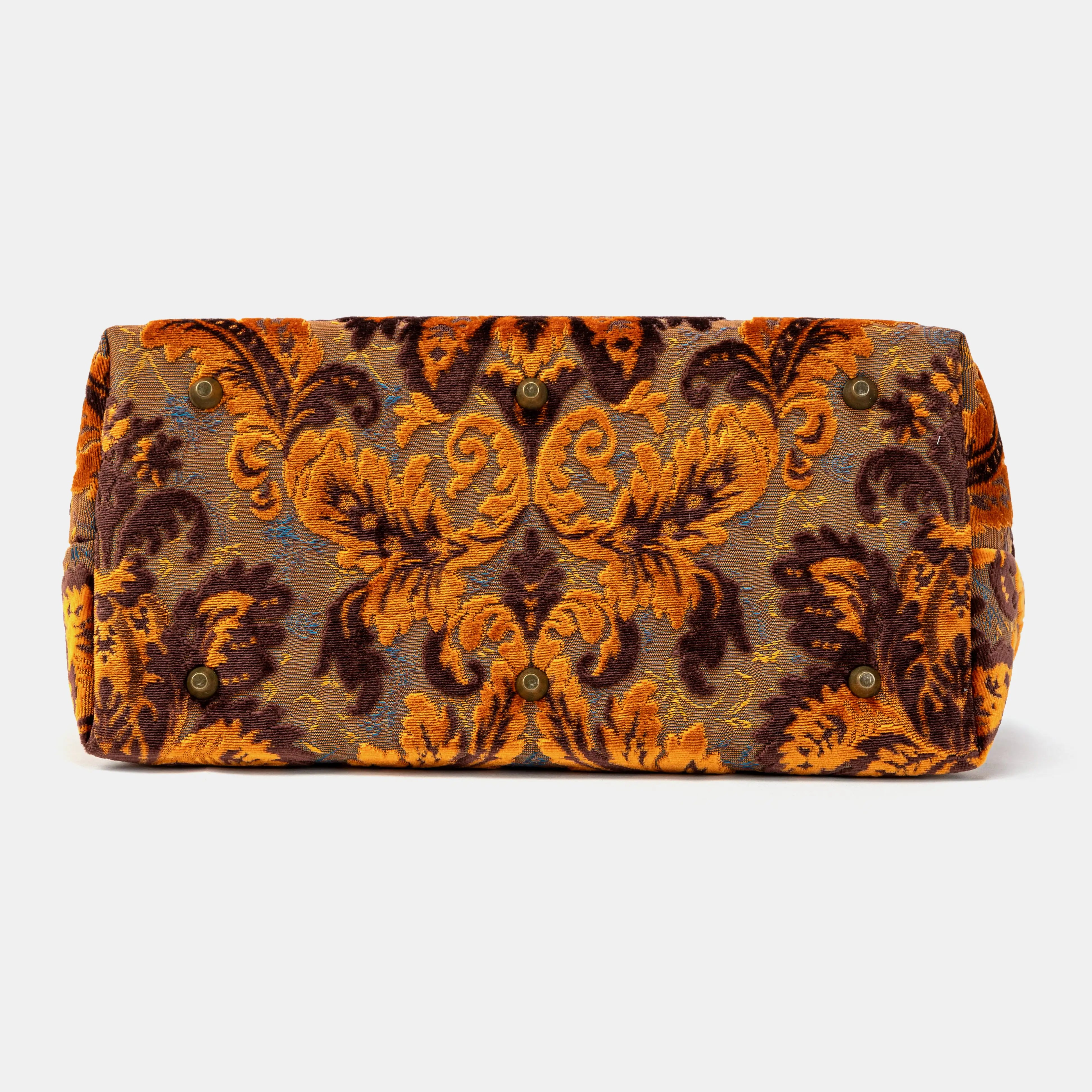 Burnout Velvet Revival Sienna Knitting Project Bag of America bottom