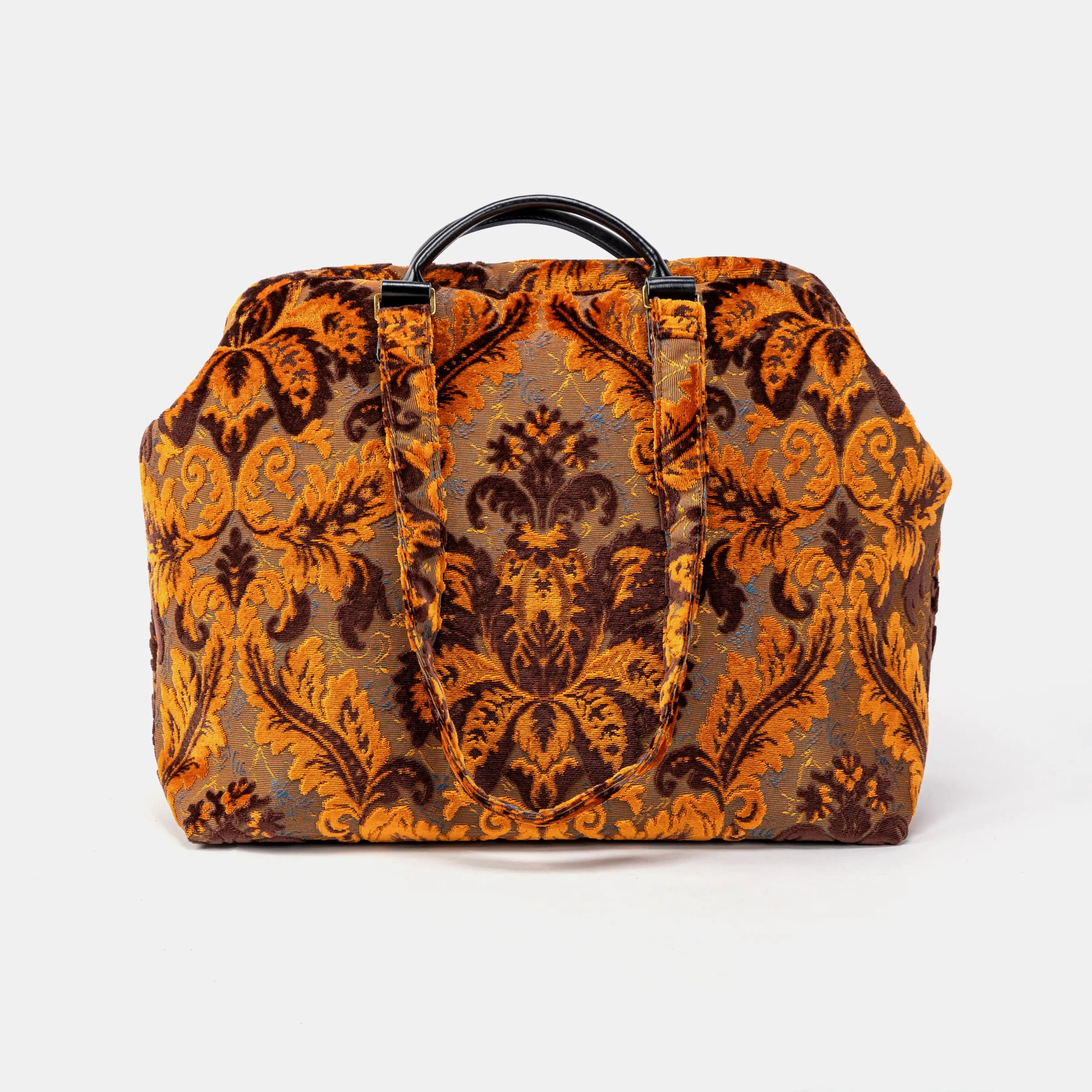 Burnout Velvet Revival Sienna Knitting Project Bag of America front