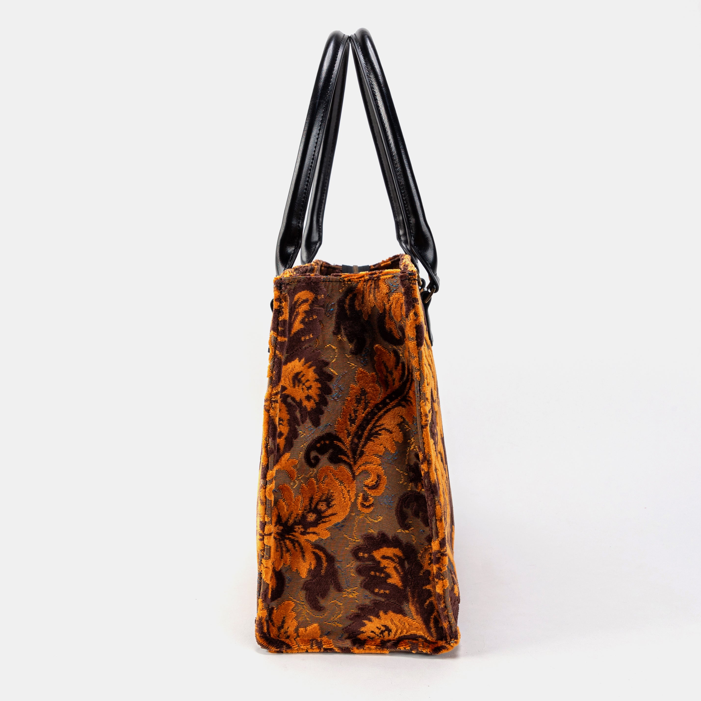 Burnout Velvet Revival Sienna Laptop Work Tote of America SIDE