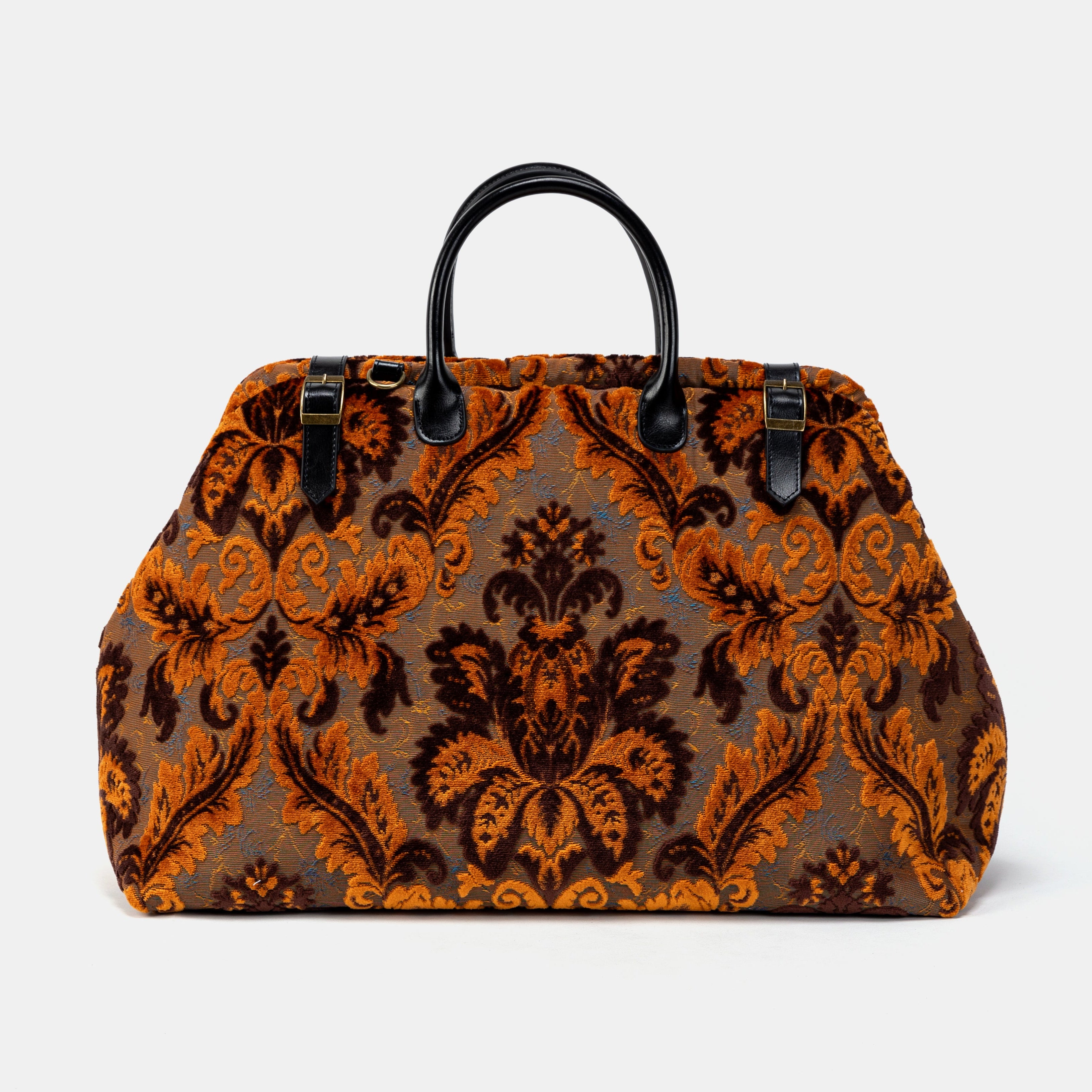 Burnout Velvet Revival Sienna Large Carpetbag of America front