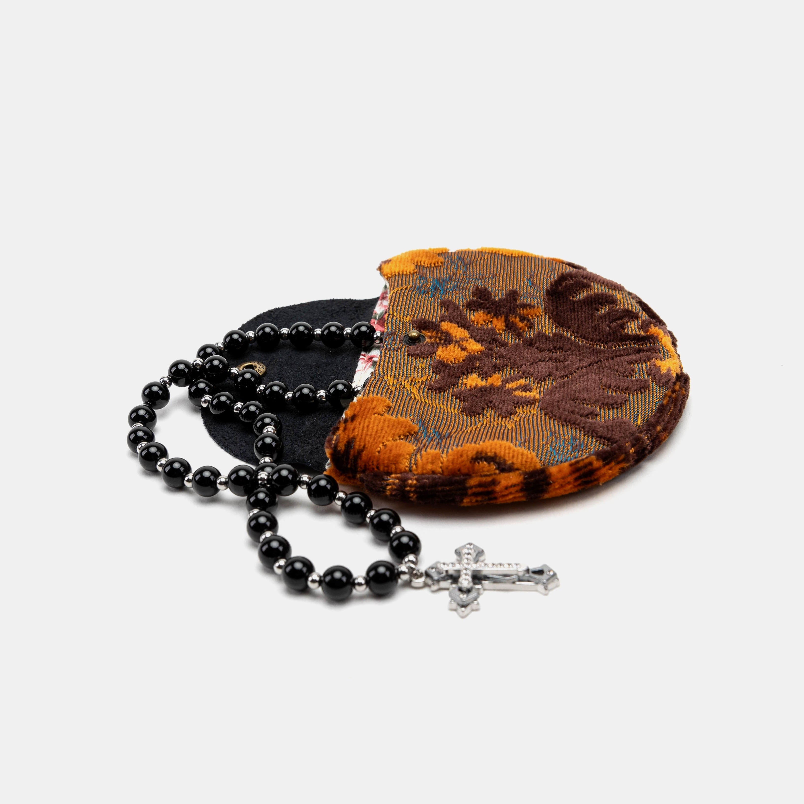 Burnout Velvet Revival Sienna Rosary Bag Carpetbag of America main