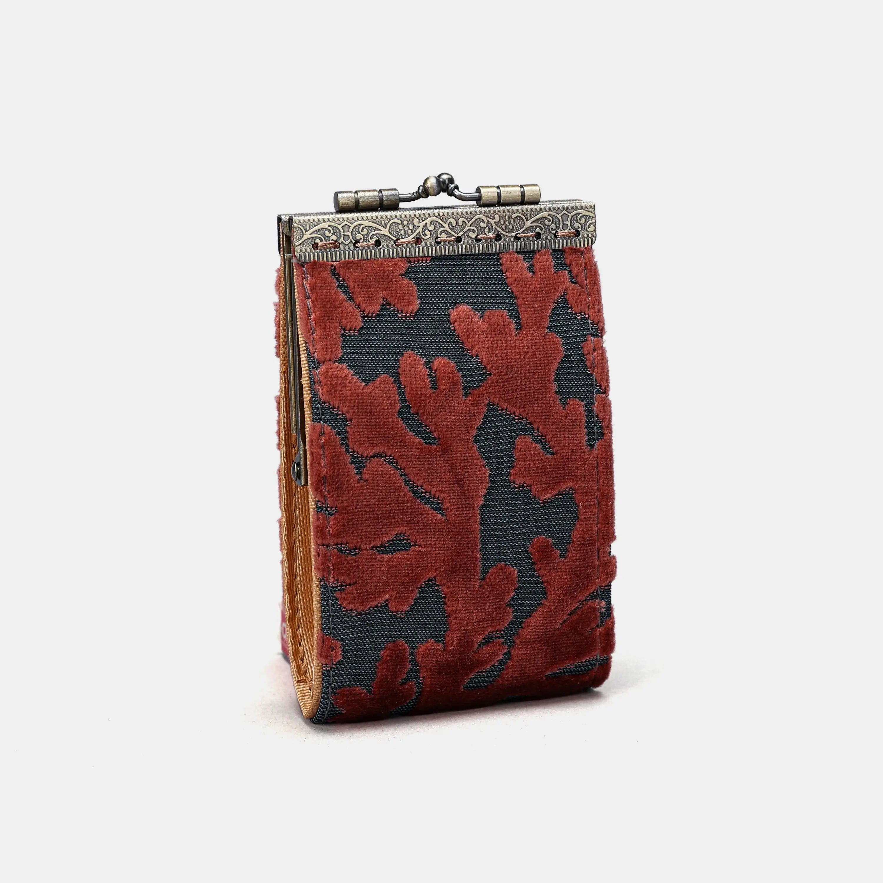 St Tropez Scuba Coral Card Wallet of America 11 slots side