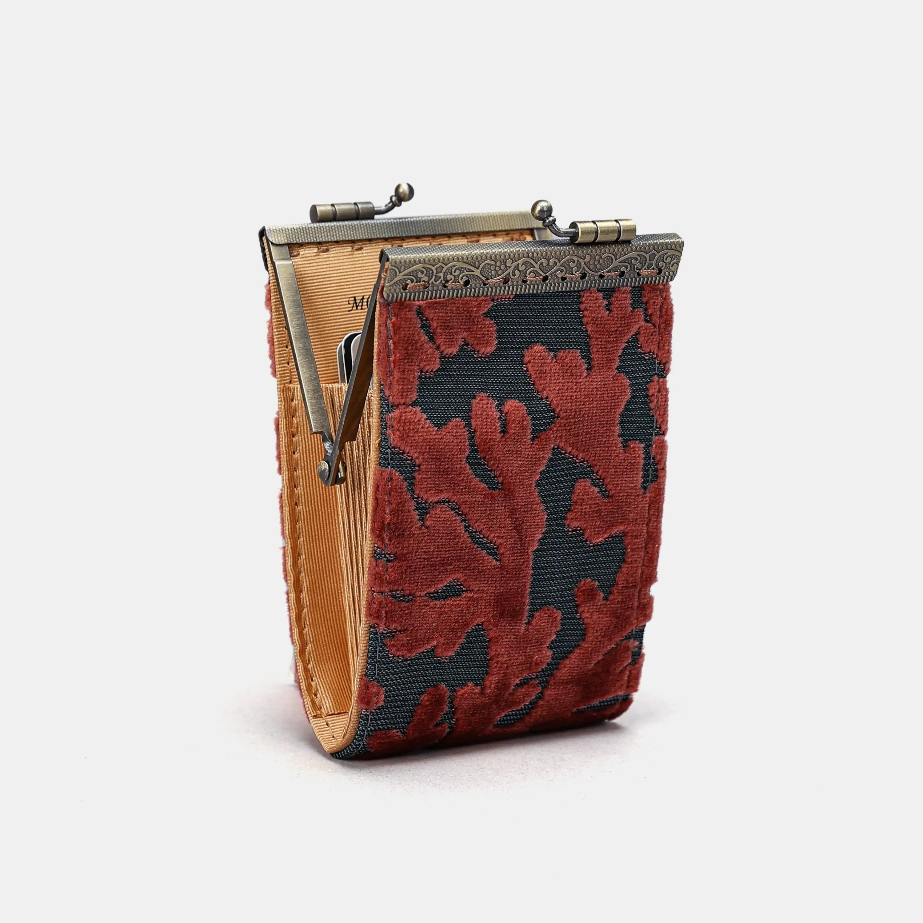 St Tropez Scuba Coral Card Wallet of America 11 slots side
