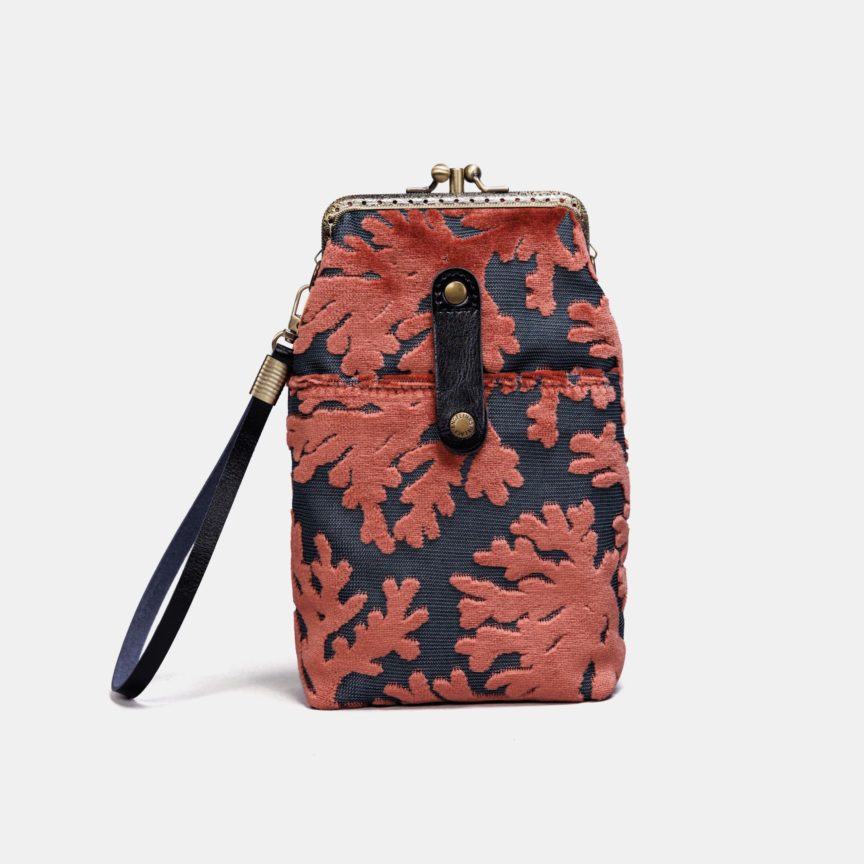 Burnout Velvet St Tropez Scuba Coral Carpet Phone Case of America front