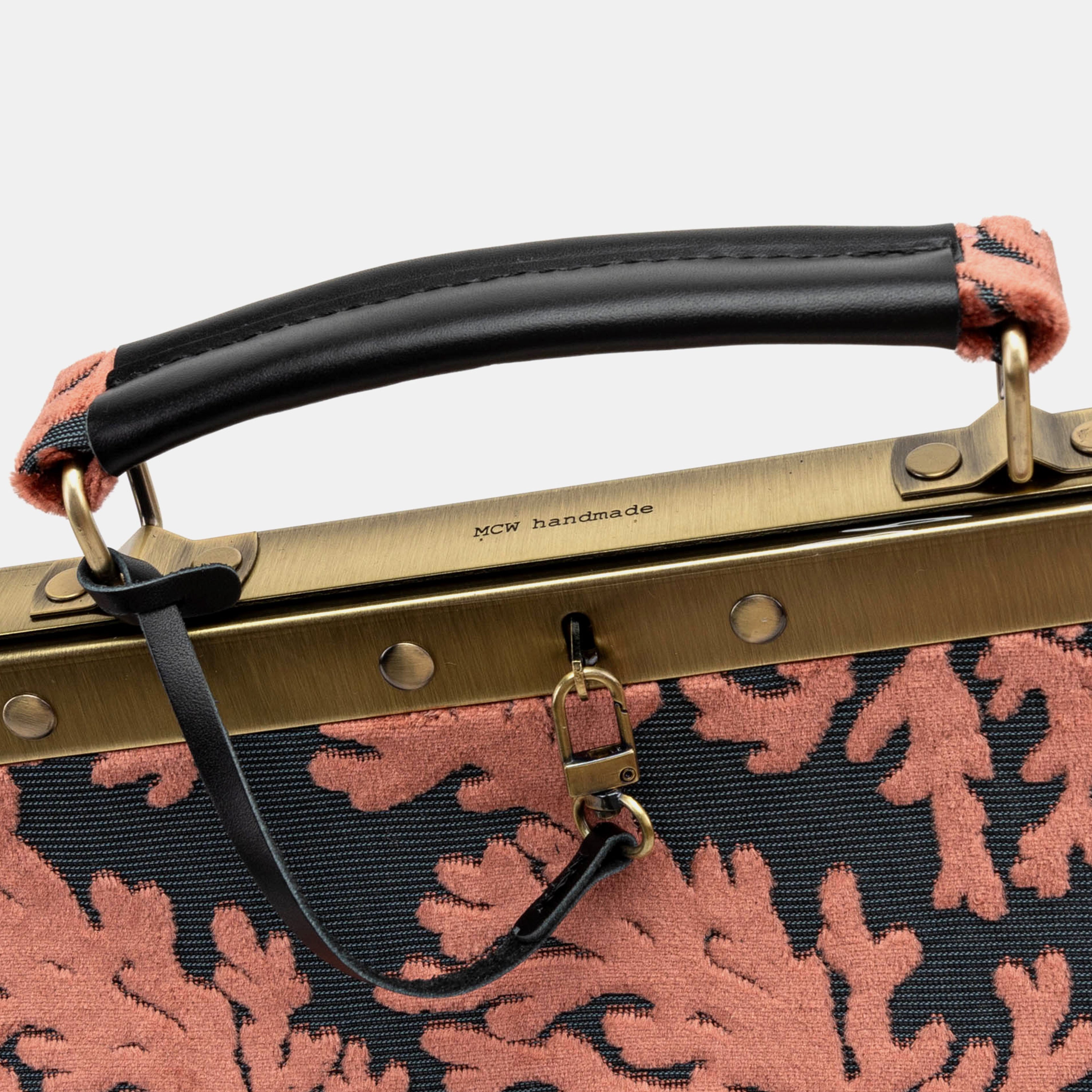 Burnout Velvet St Tropez Scuba Coral Celine Carpet Gladstone Bag of America logo