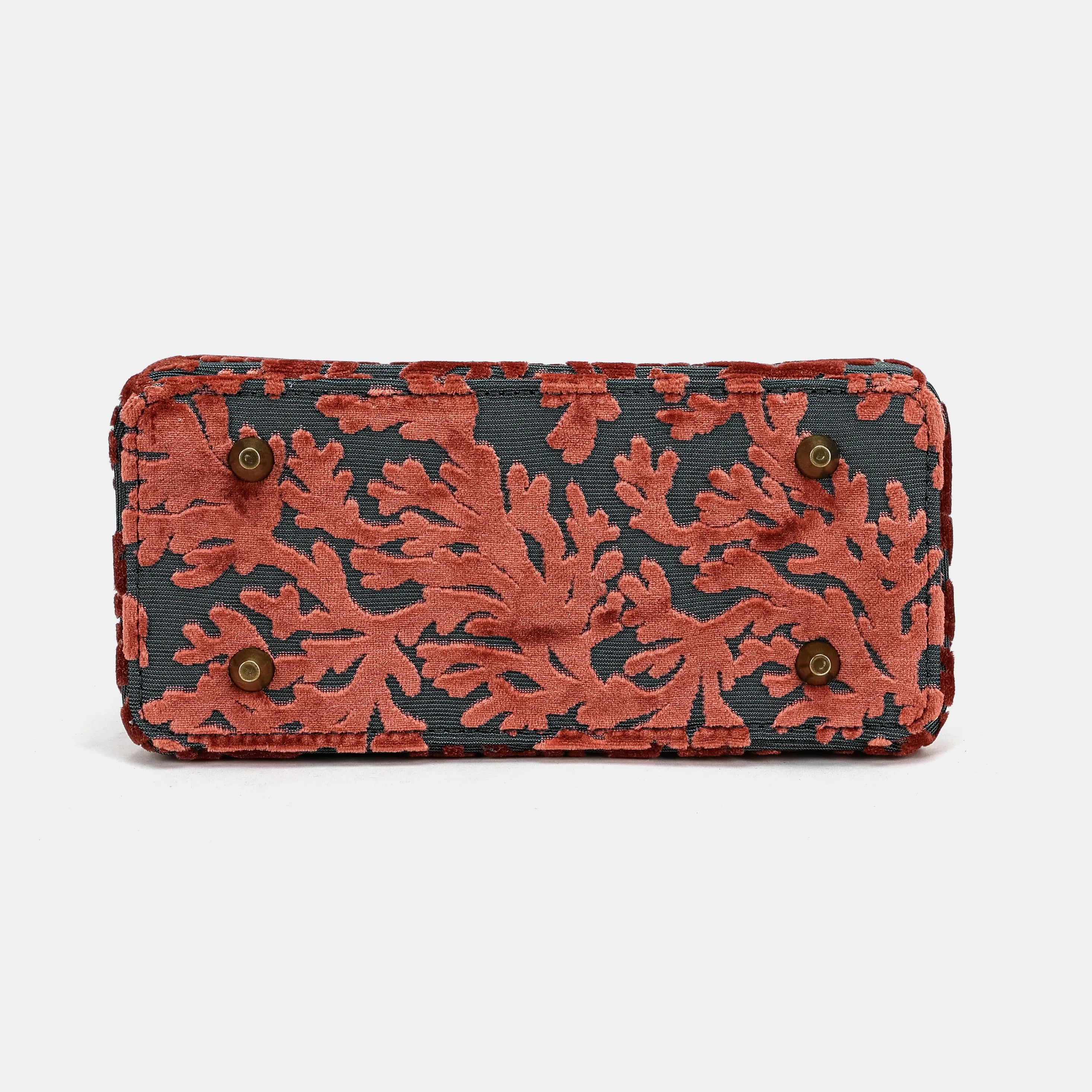 Burnout velvet St Tropez Scuba Coral Helena Carpet Gladstone Backpack of America bottom