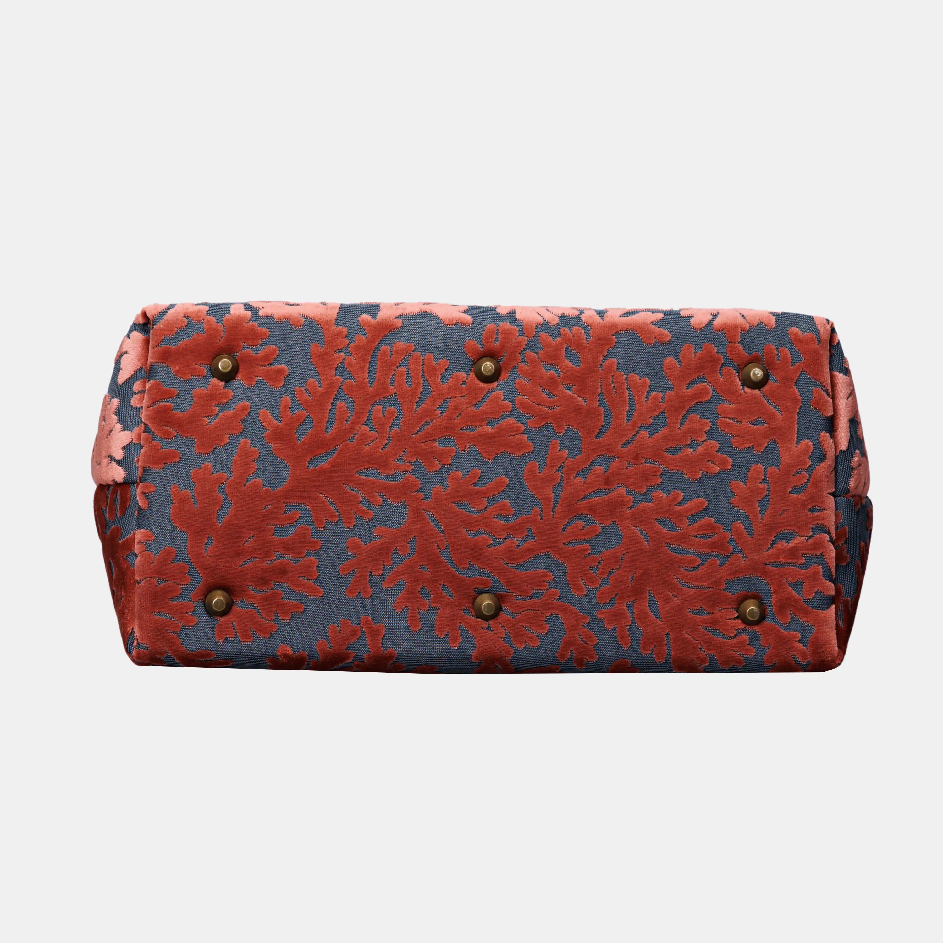 St Tropez Scuba Coral Knitting Project Bag of America-bottom