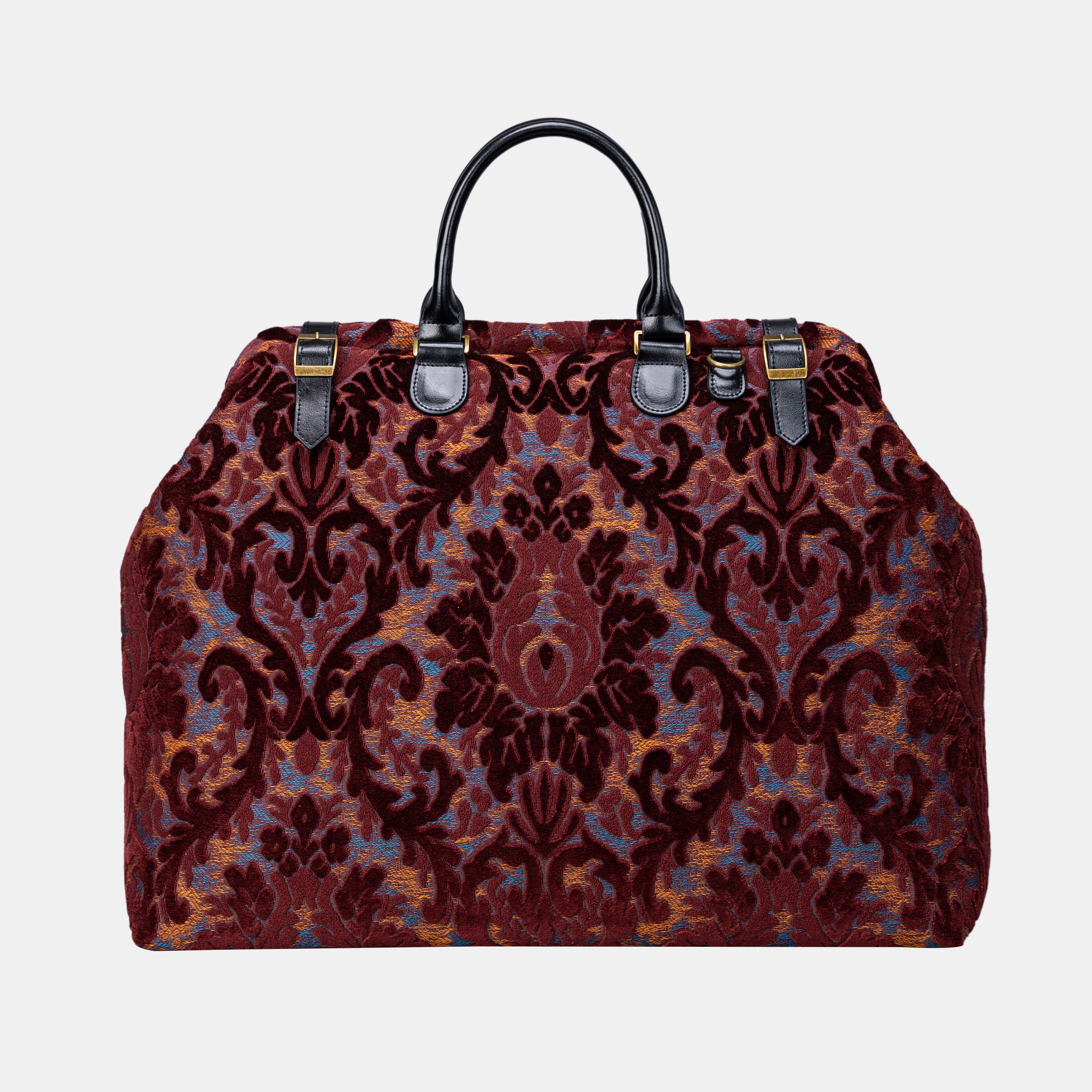 Burnout Velvet Wine Men's Carpetbag of America front-1