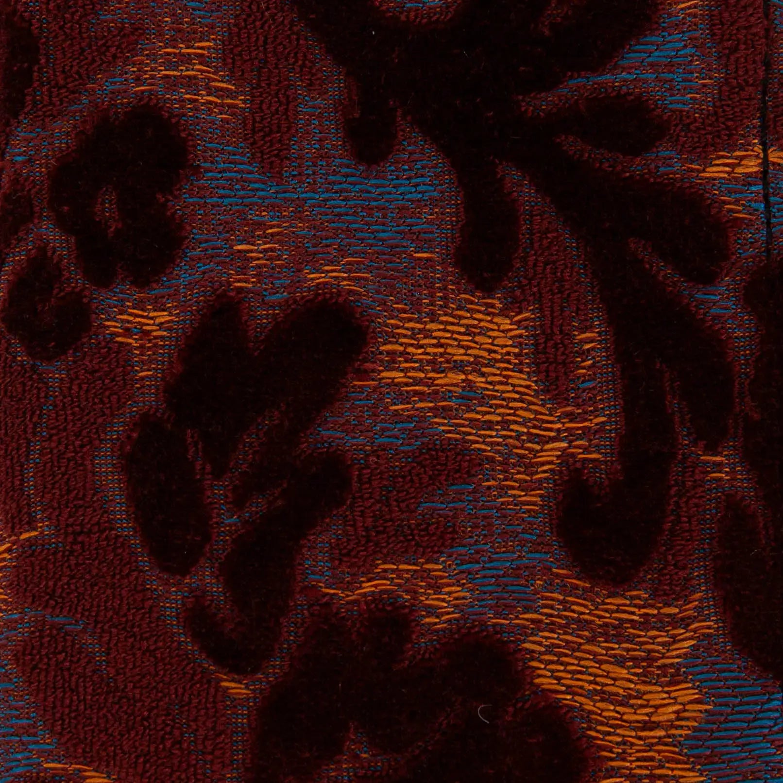 Burnout Velvet Wine Passport Cover of America detail
