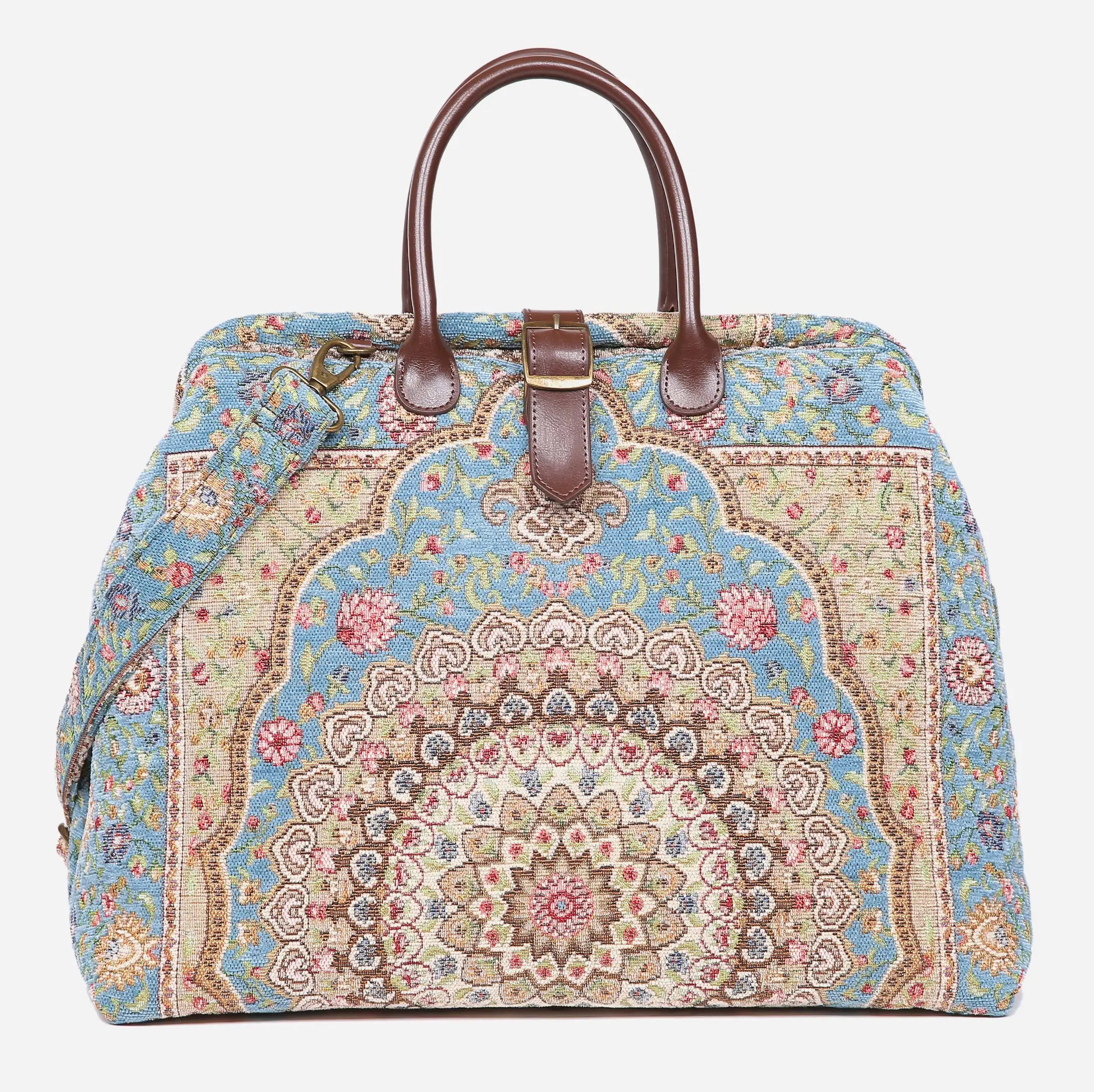 Oriental Blue Mary Poppins Weekender Carpetbag of America main