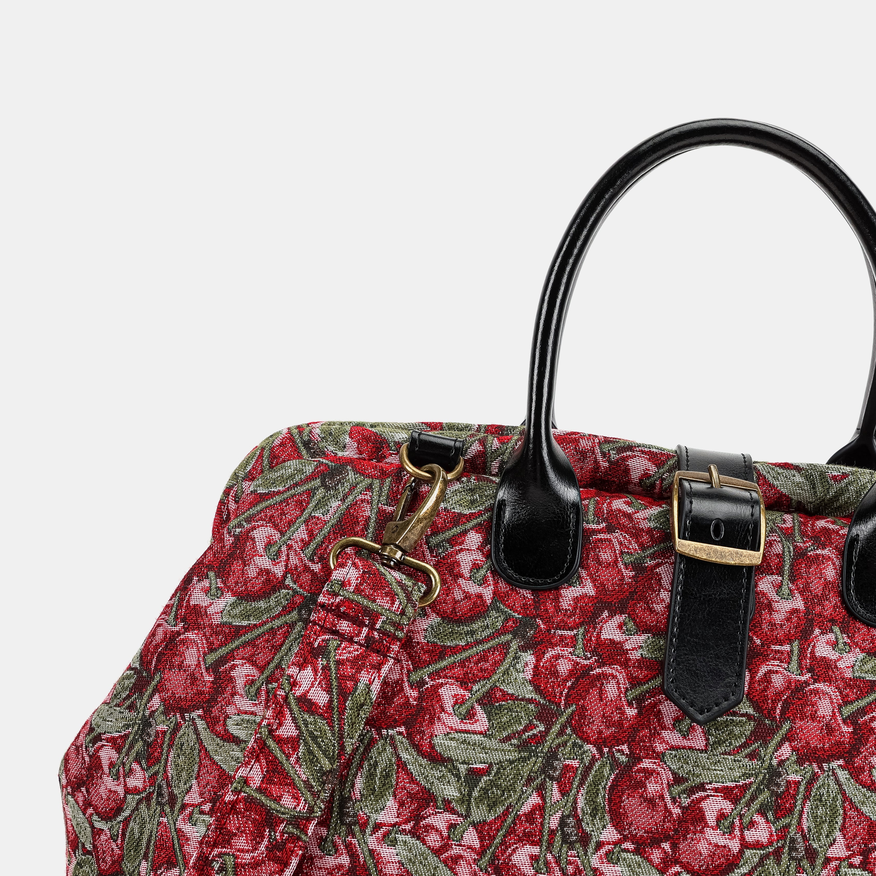 Cherry Cascade Mary Poppins Weekender Bag detail