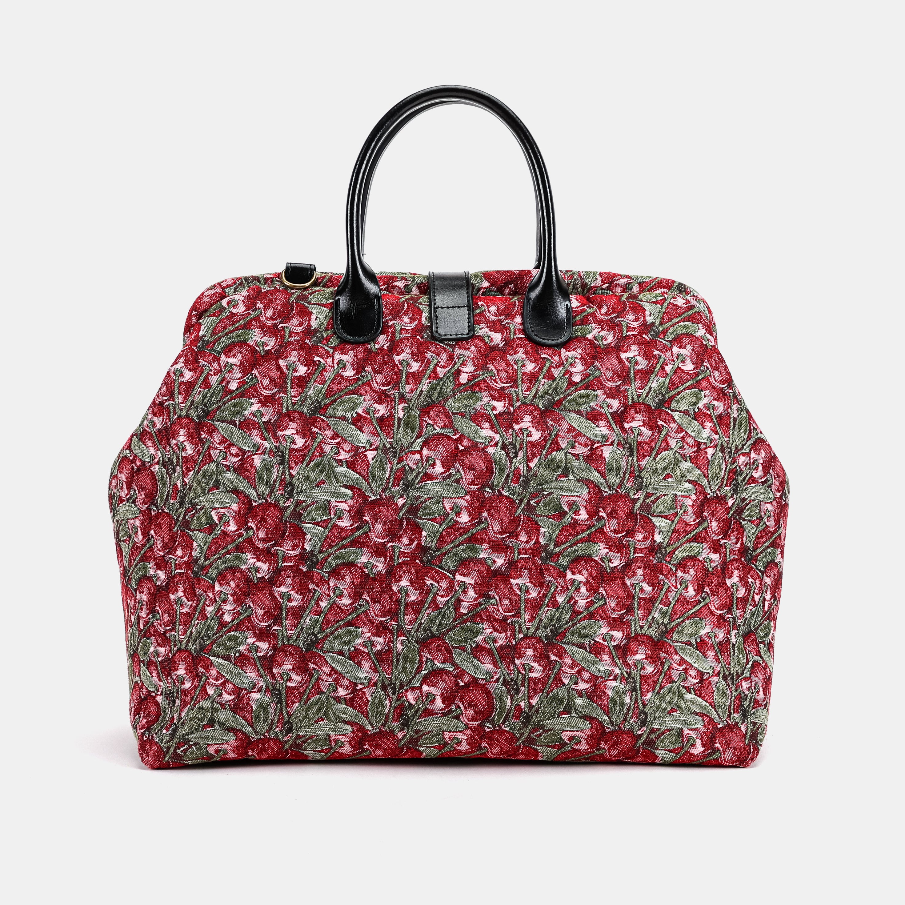 Cherry Cascade Mary Poppins Weekender Bag back