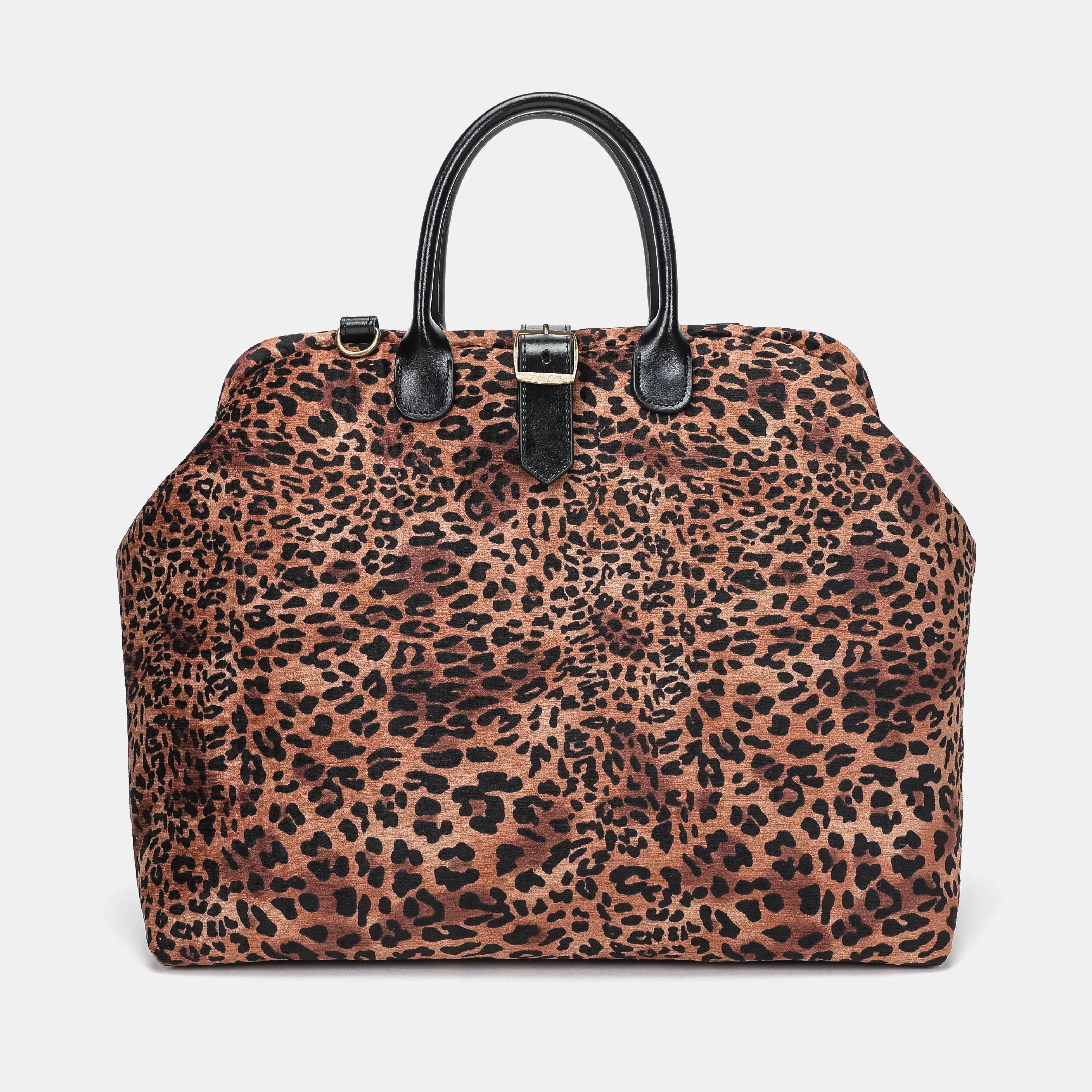 Leopard Classic Mary Poppins Weekender Carpetbag of America overview