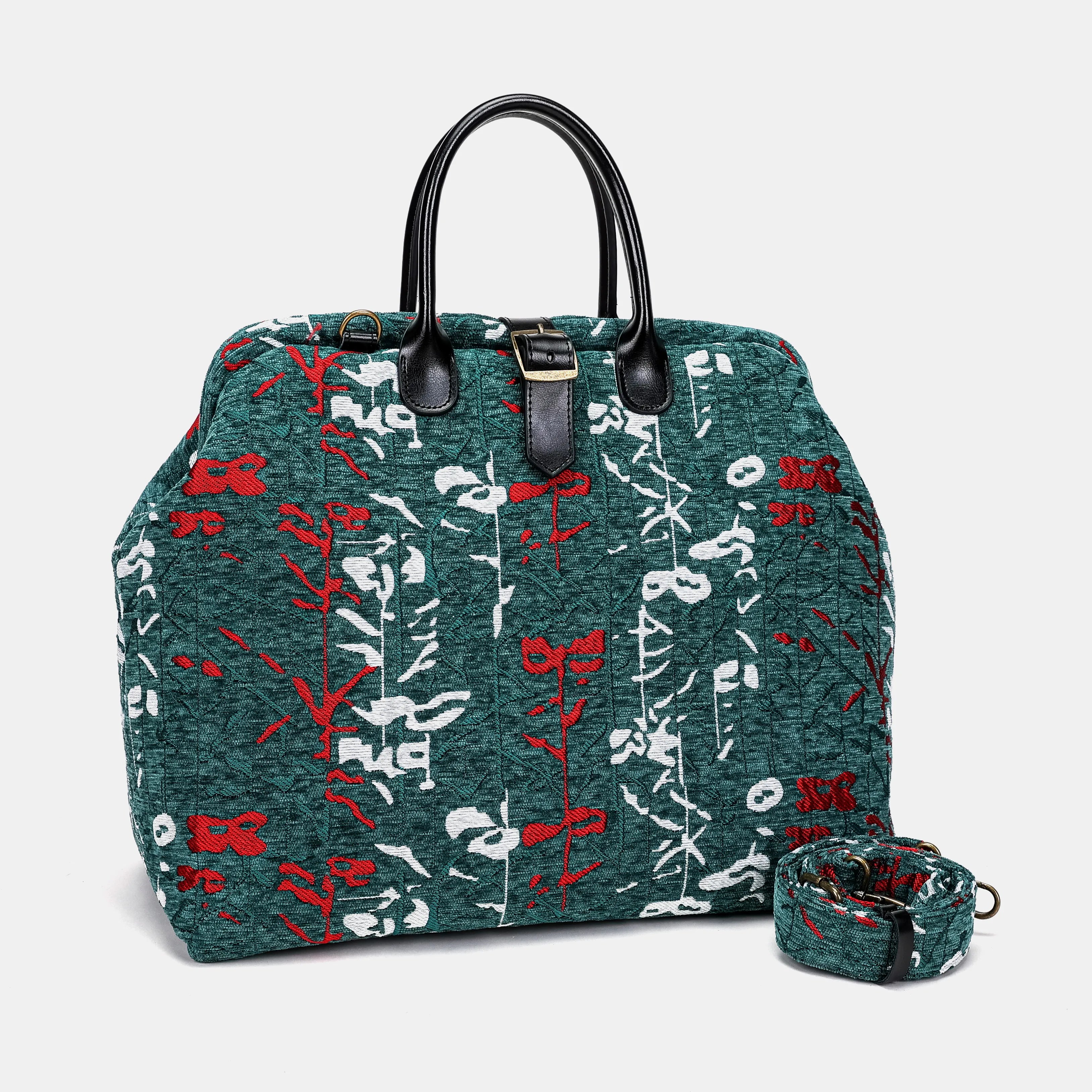 MCO Orlando Airport Mary Poppins Weekender Carpetbag of America with shoulder strap