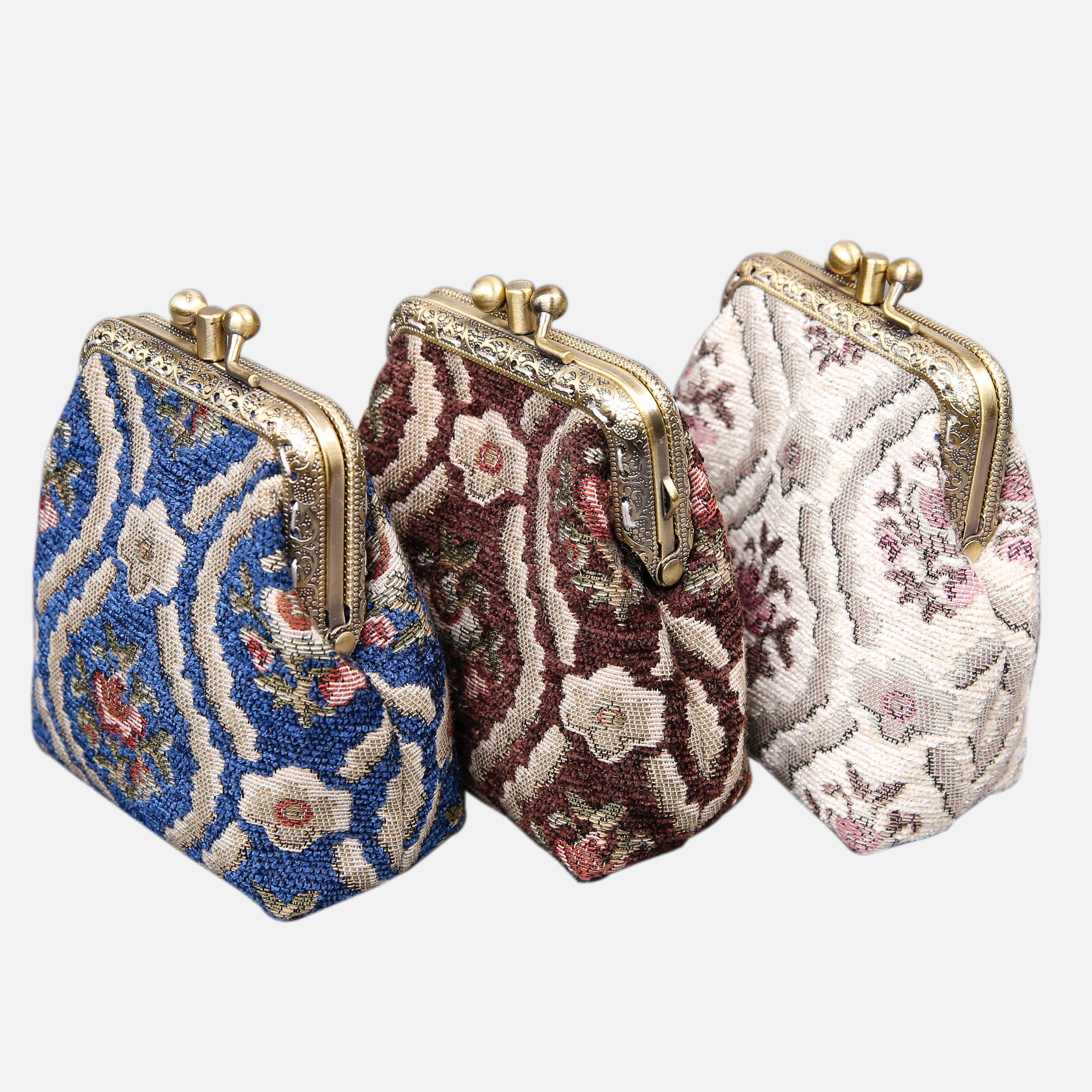 Traditional Series Double Kiss Clasp Coin Purse MCW Handmade-6