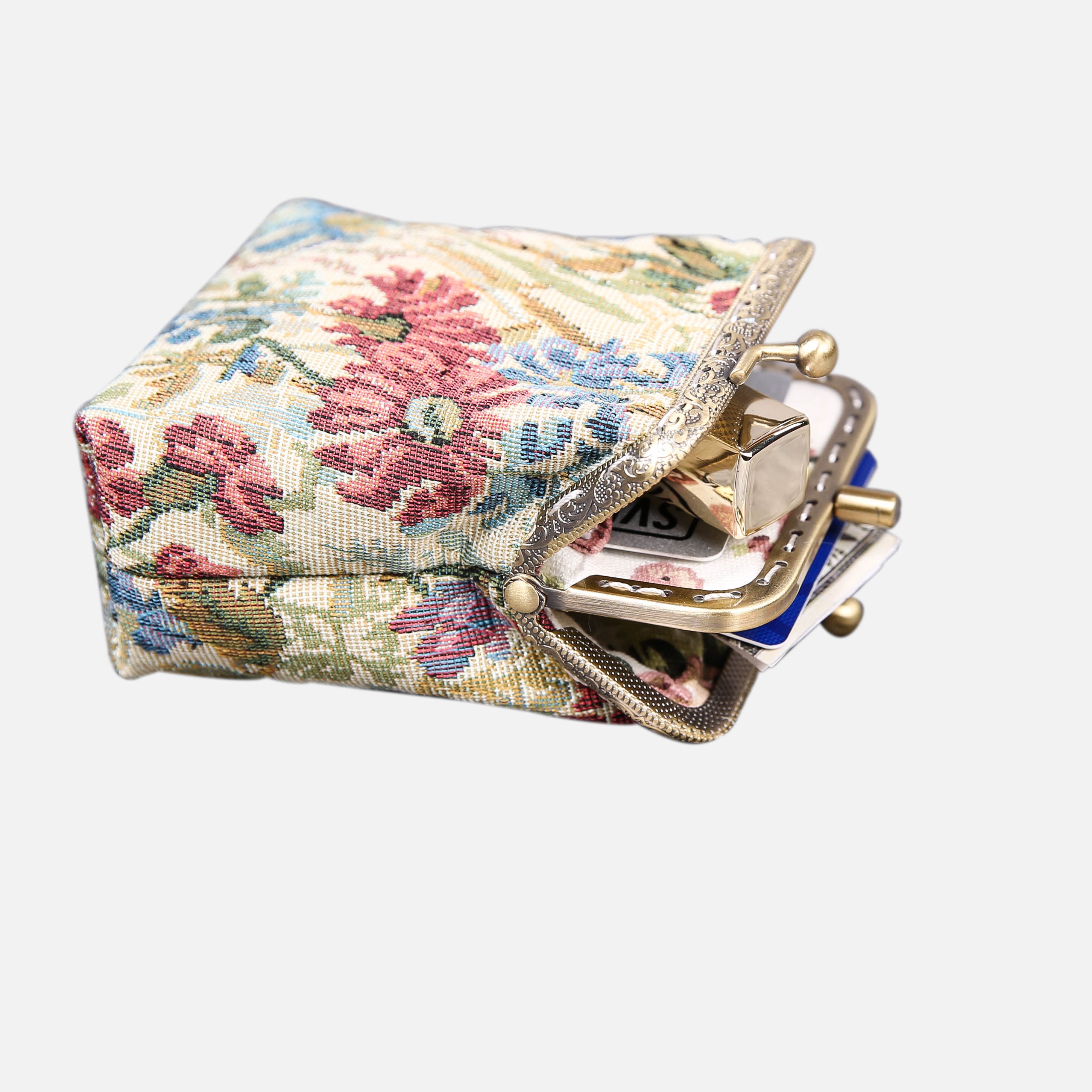 Spring Valley Double Kiss Clasp Coin Purse MCW Handmade-5