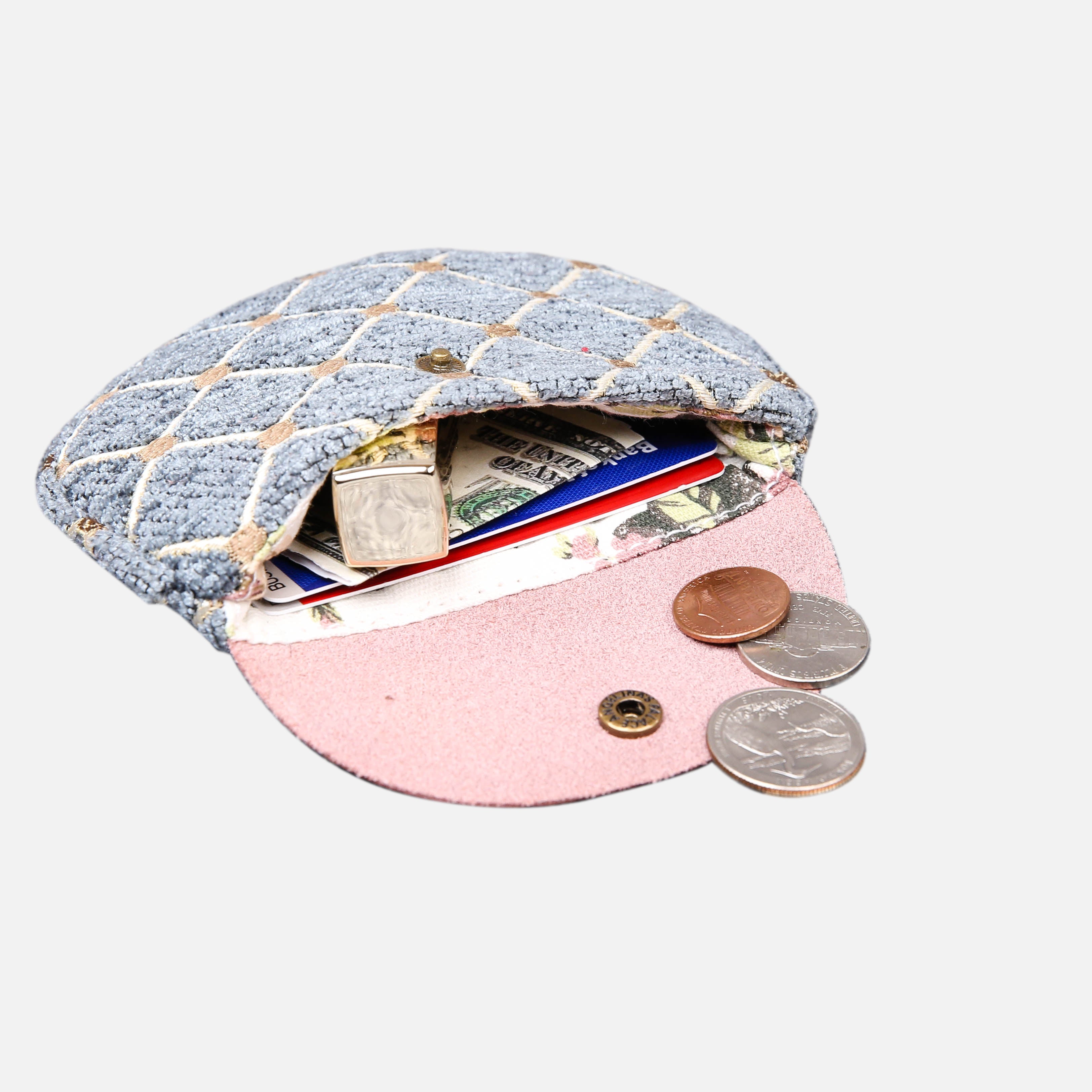 Neo Grec Flap Coin Purse  MCW Handmade-4