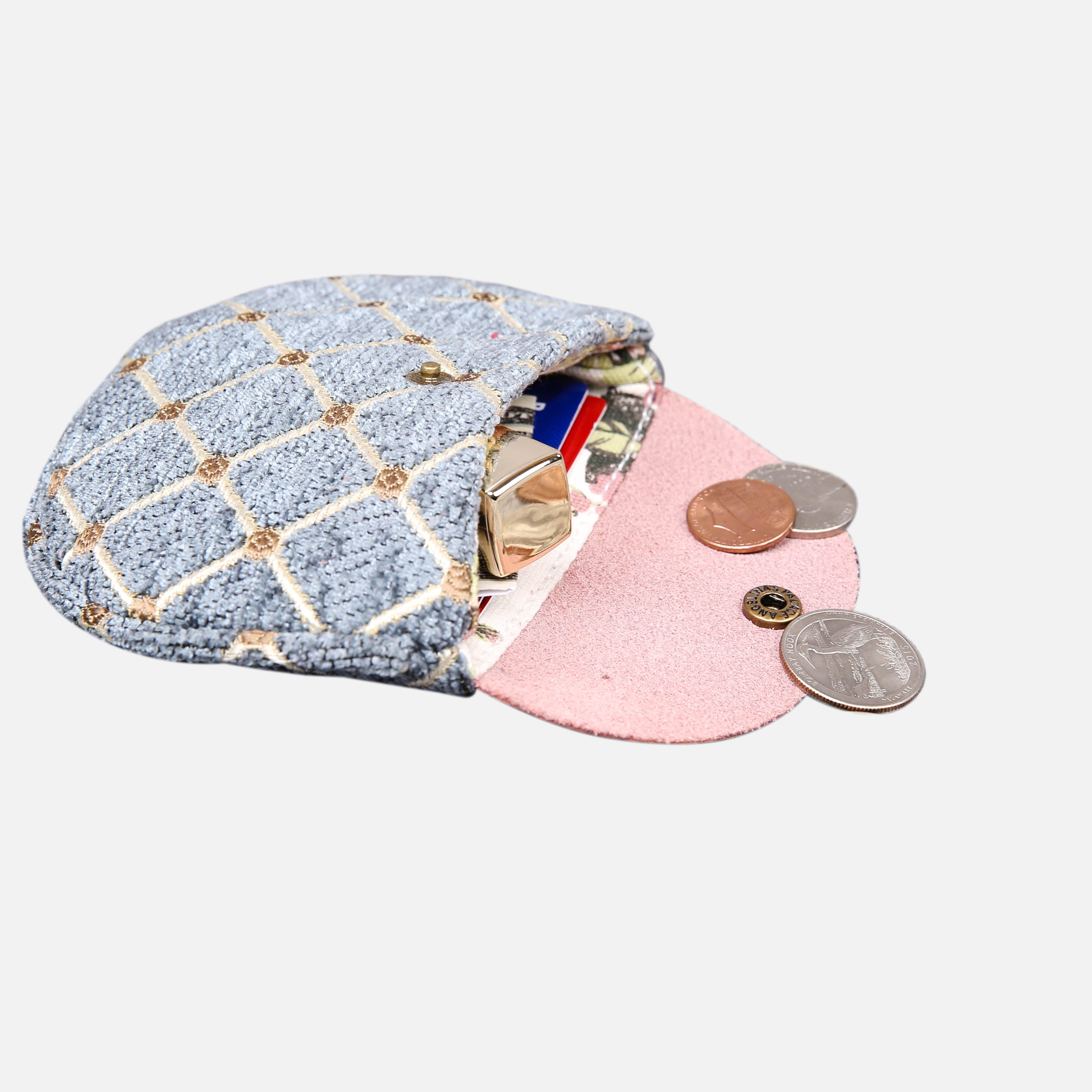 Neo Grec Flap Coin Purse  MCW Handmade-5