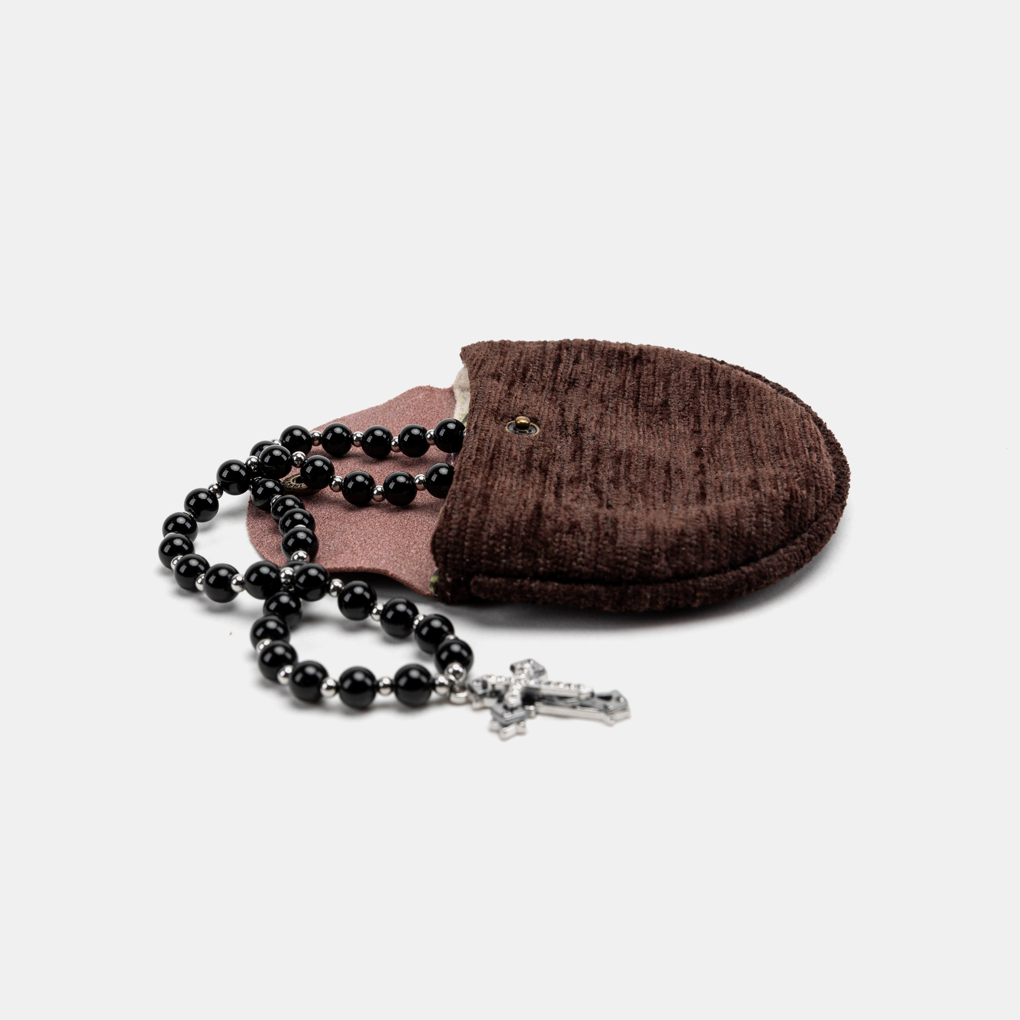 Solid Colors Series Rosary Bag Carpetbag of America BROWN