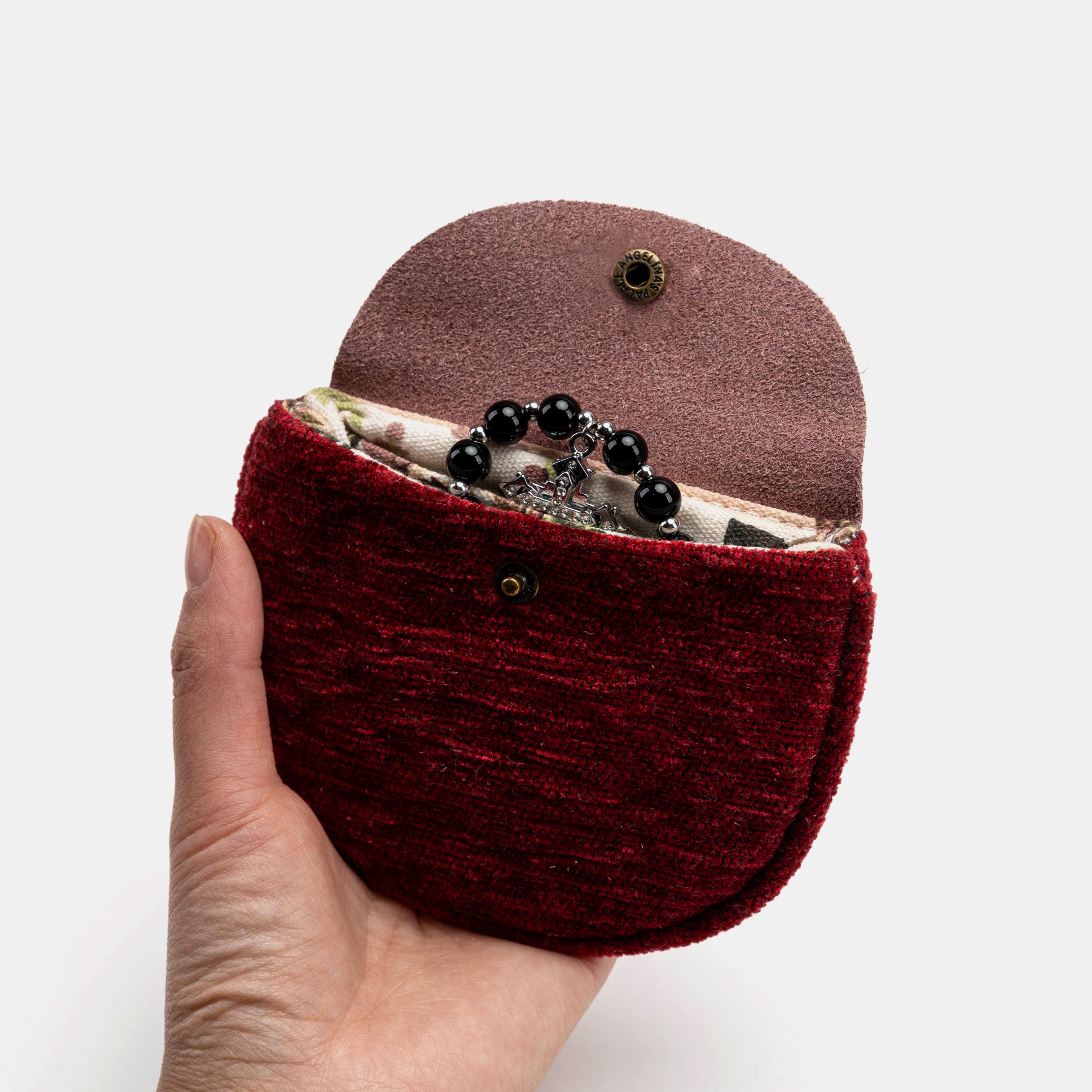 Solid Colors Series Rosary Bag Carpetbag of America red hold