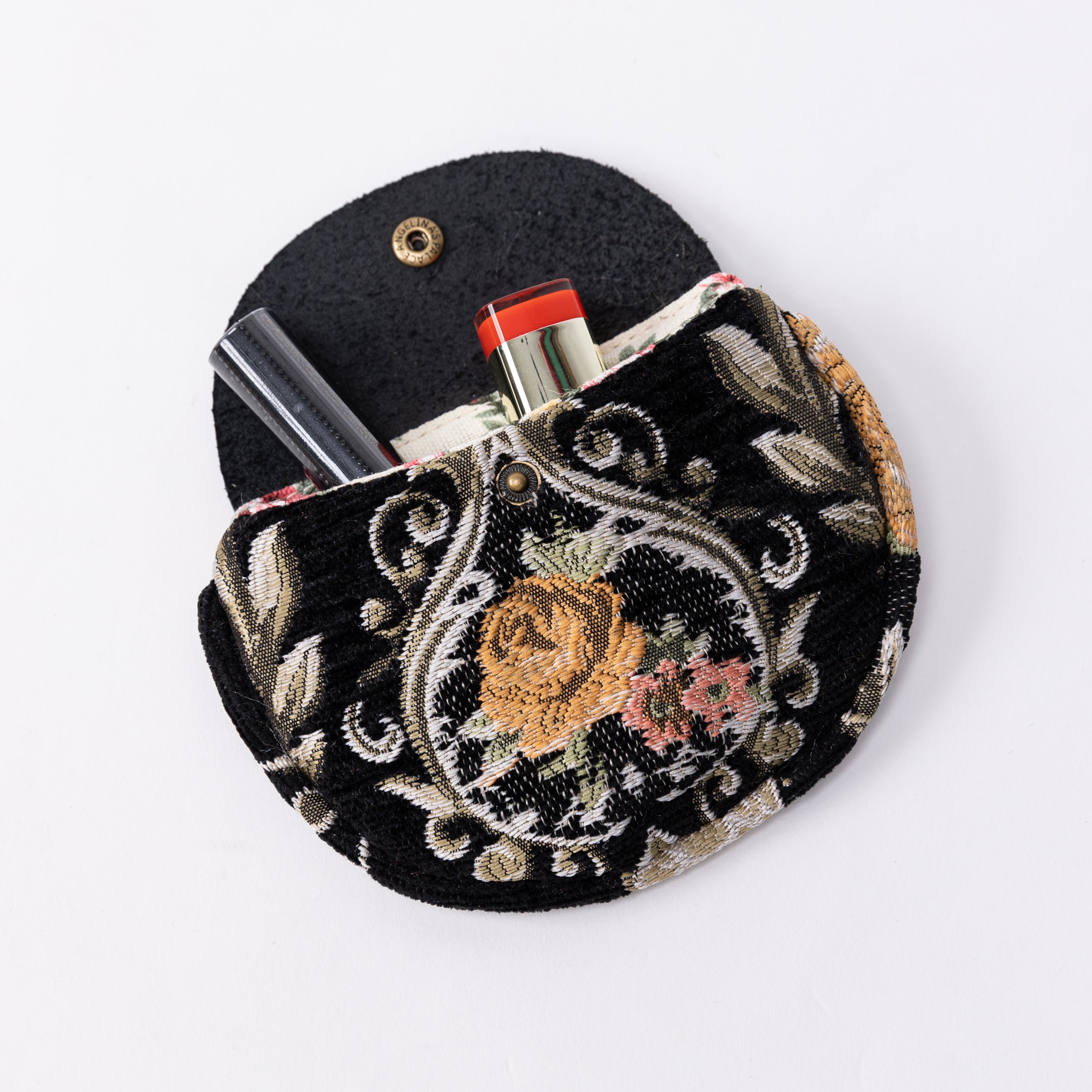 Eternal Elegance Black Rosary Bag