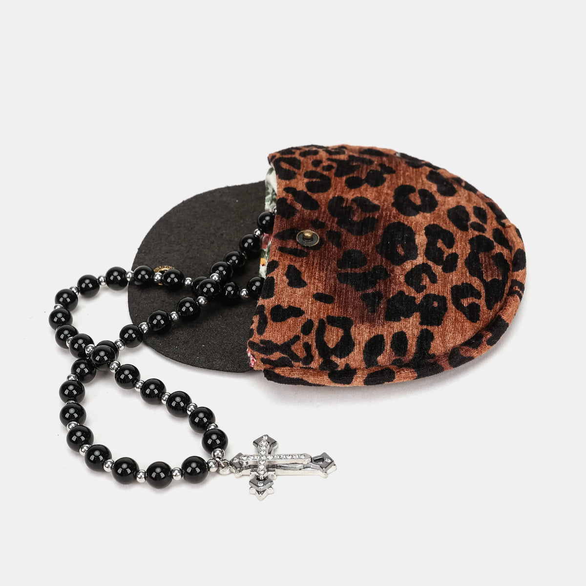 Leopard Classic Rosary Bag Carpetbag of America main