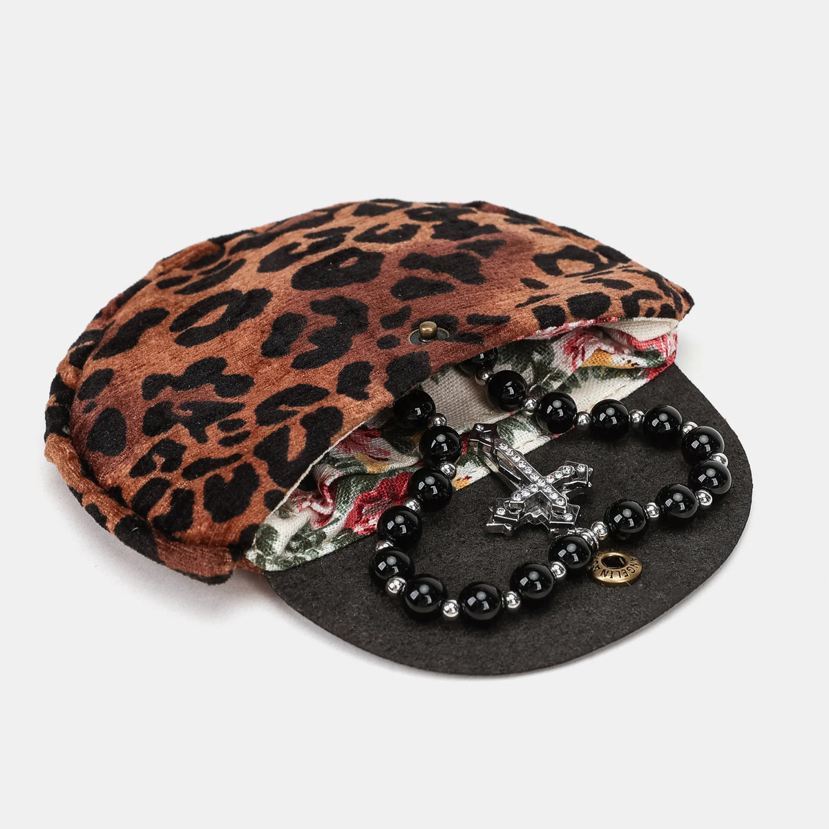 Leopard Classic Rosary Bag Carpetbag of America overview