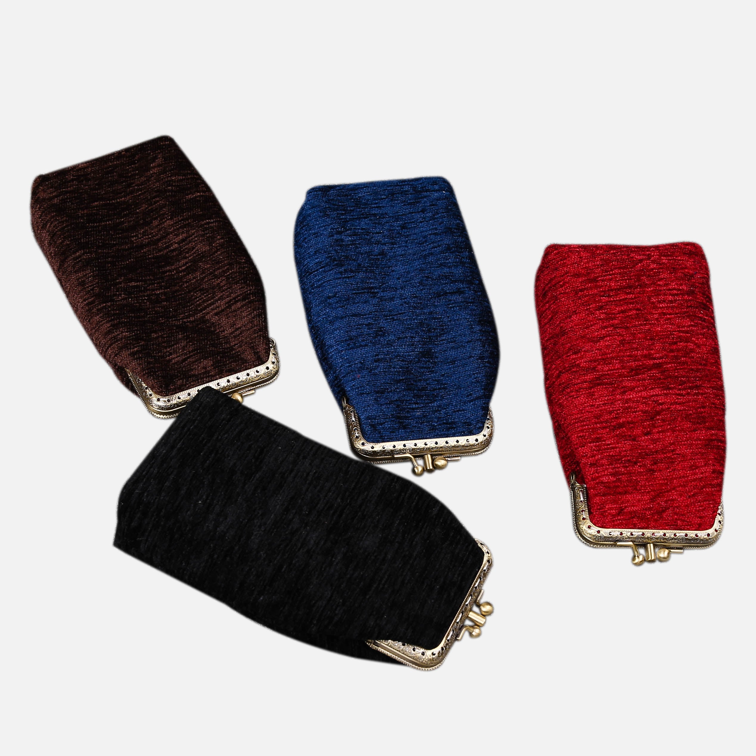 Solid Color Series Carpet Eyeglasses Case  MCW Handmade-5