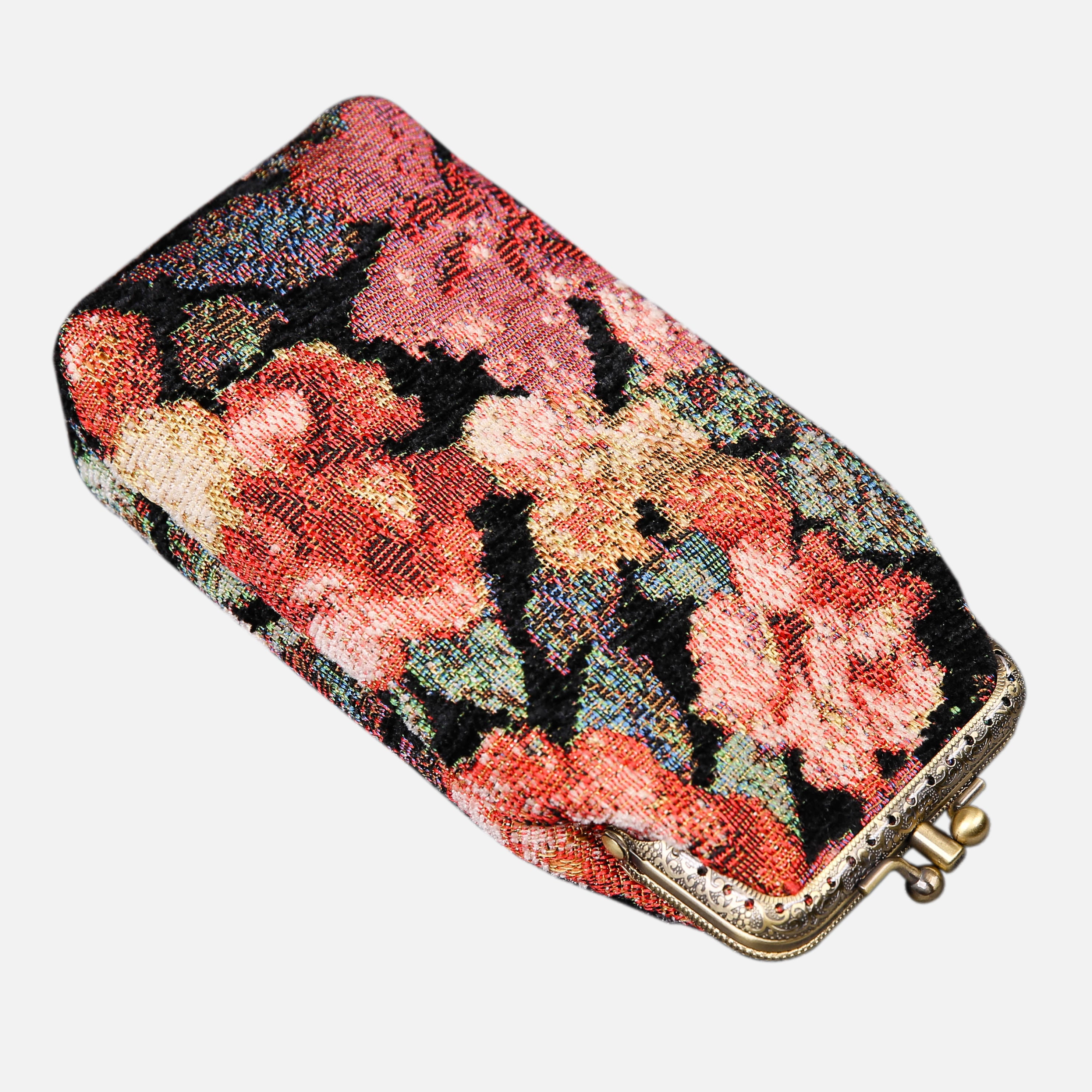 Floral Rose Carpet Eyeglasses Case MCW Handmade