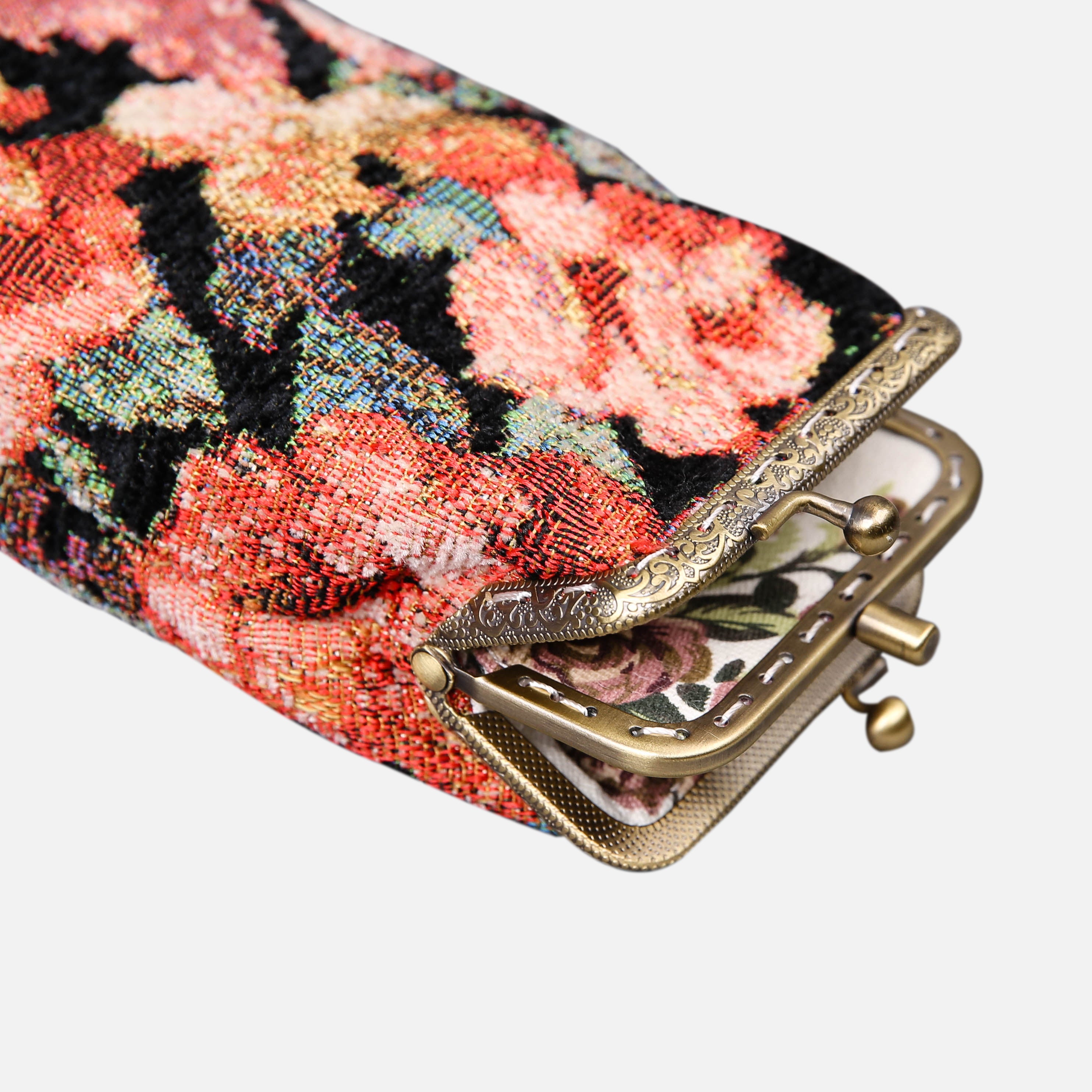 Floral Rose Carpet Eyeglasses Case MCW Handmade-1