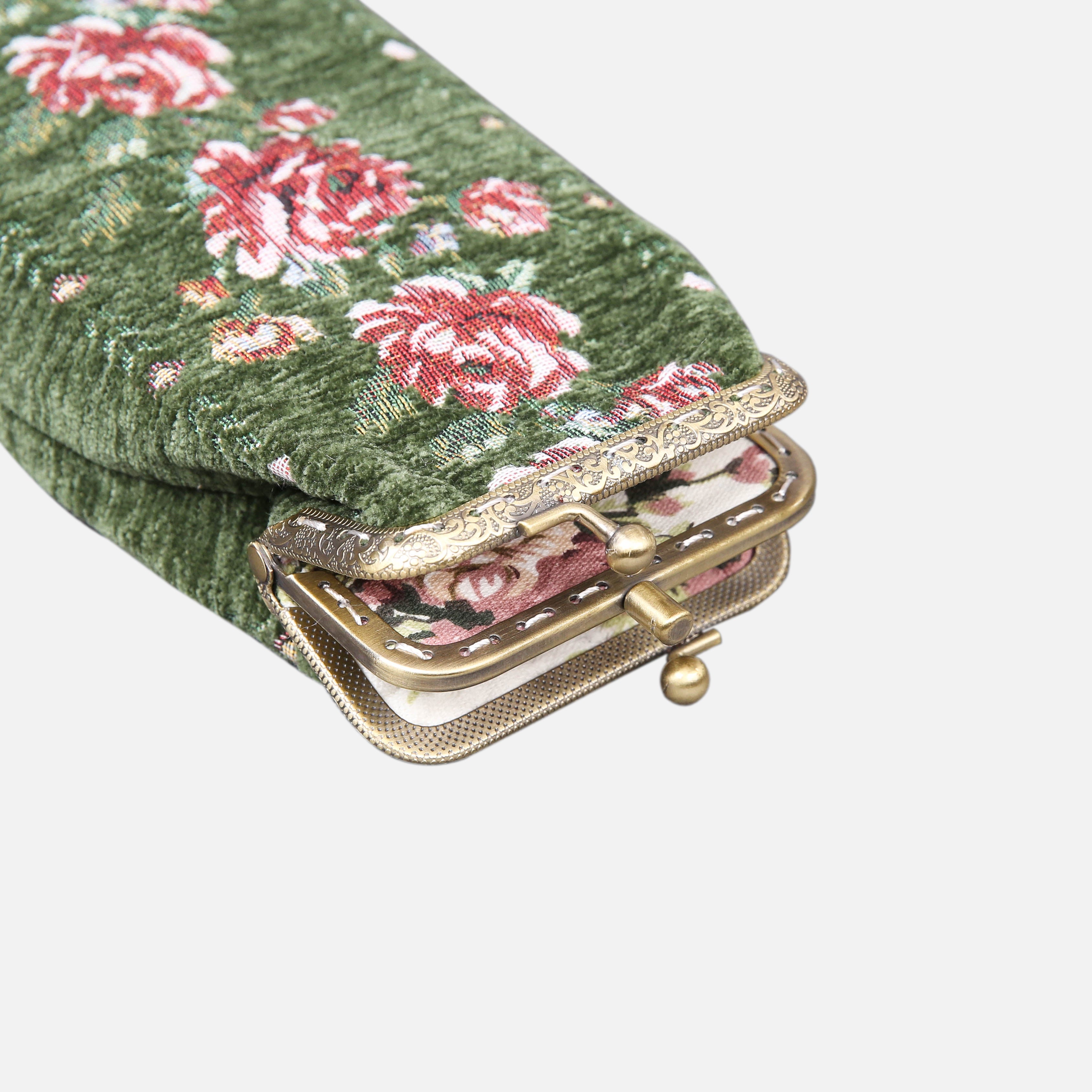 Rose Series Arugula Green Carpet Eyeglasses Case MCW Handmade-9