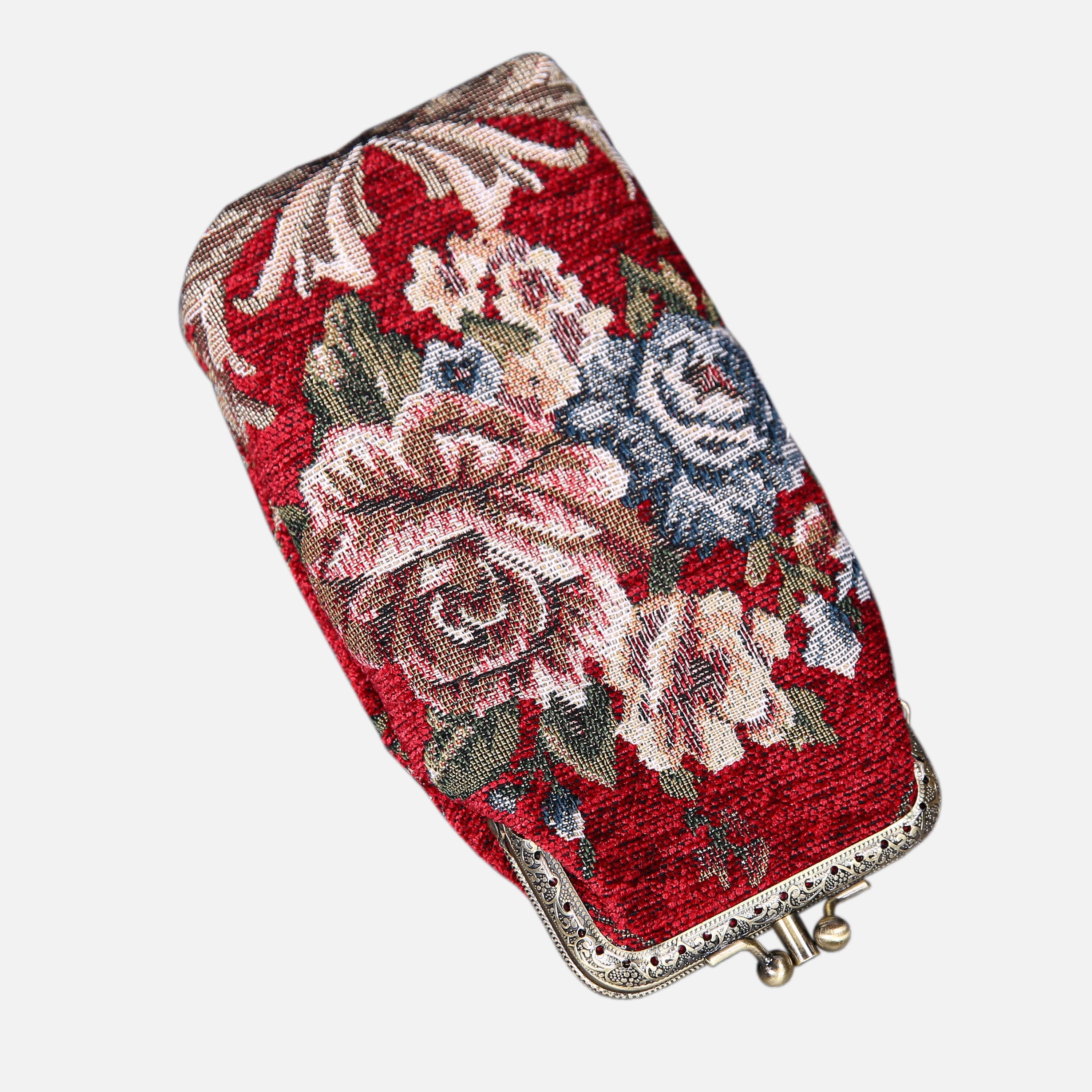 Floral Red Carpet Eyeglasses Case MCW Handmade
