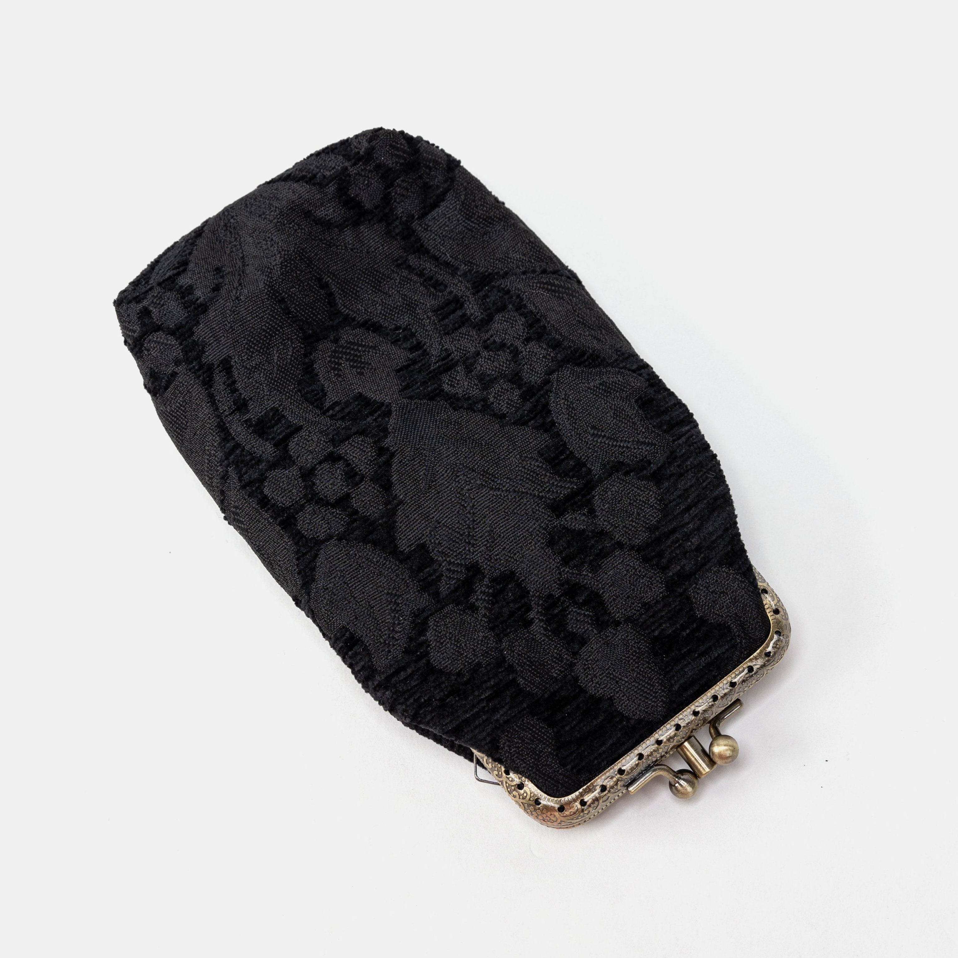 Victorian Blossom black Carpet Eyeglasses Case Overview main