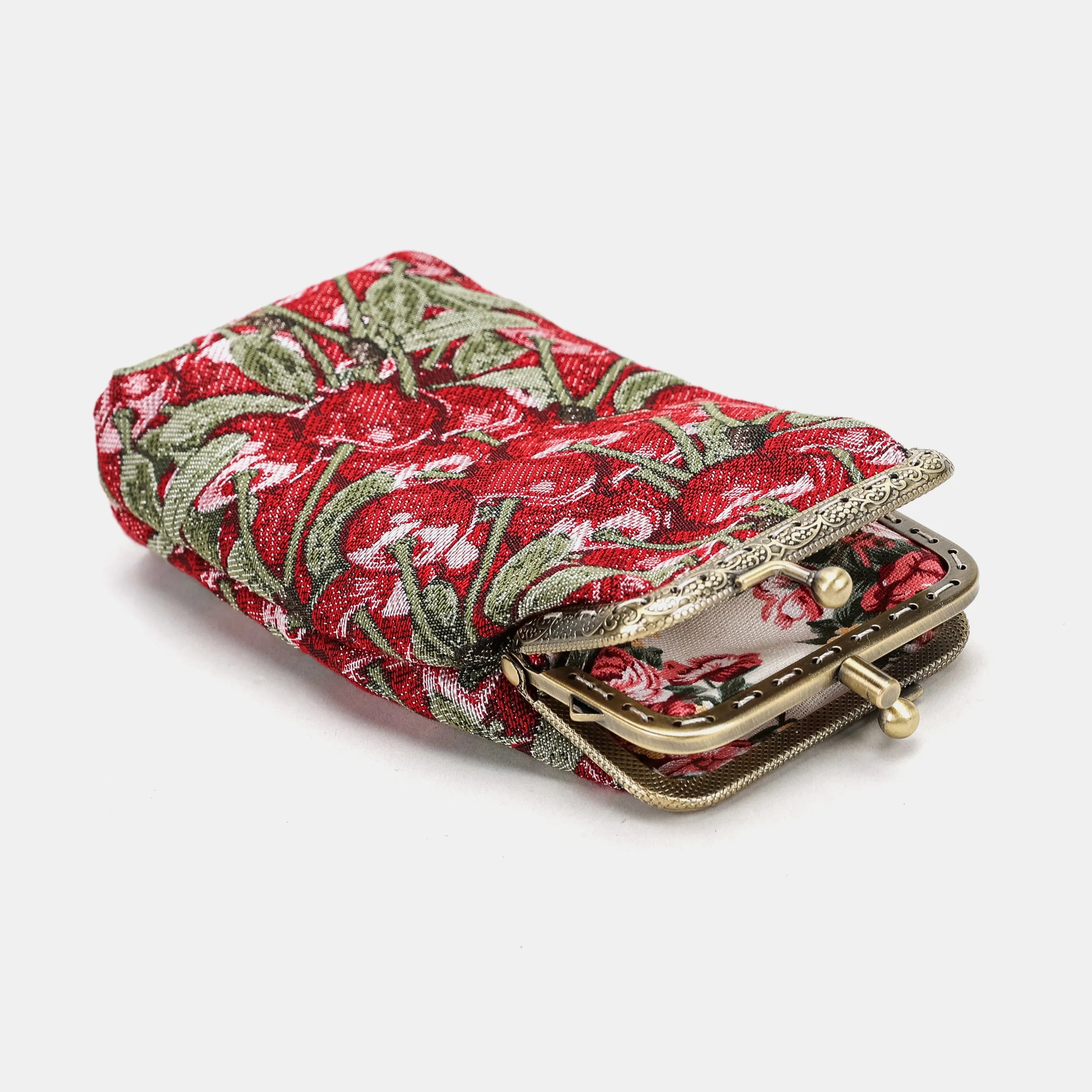 Cherry Cascade/Black Carpet Eyeglasses Case opening