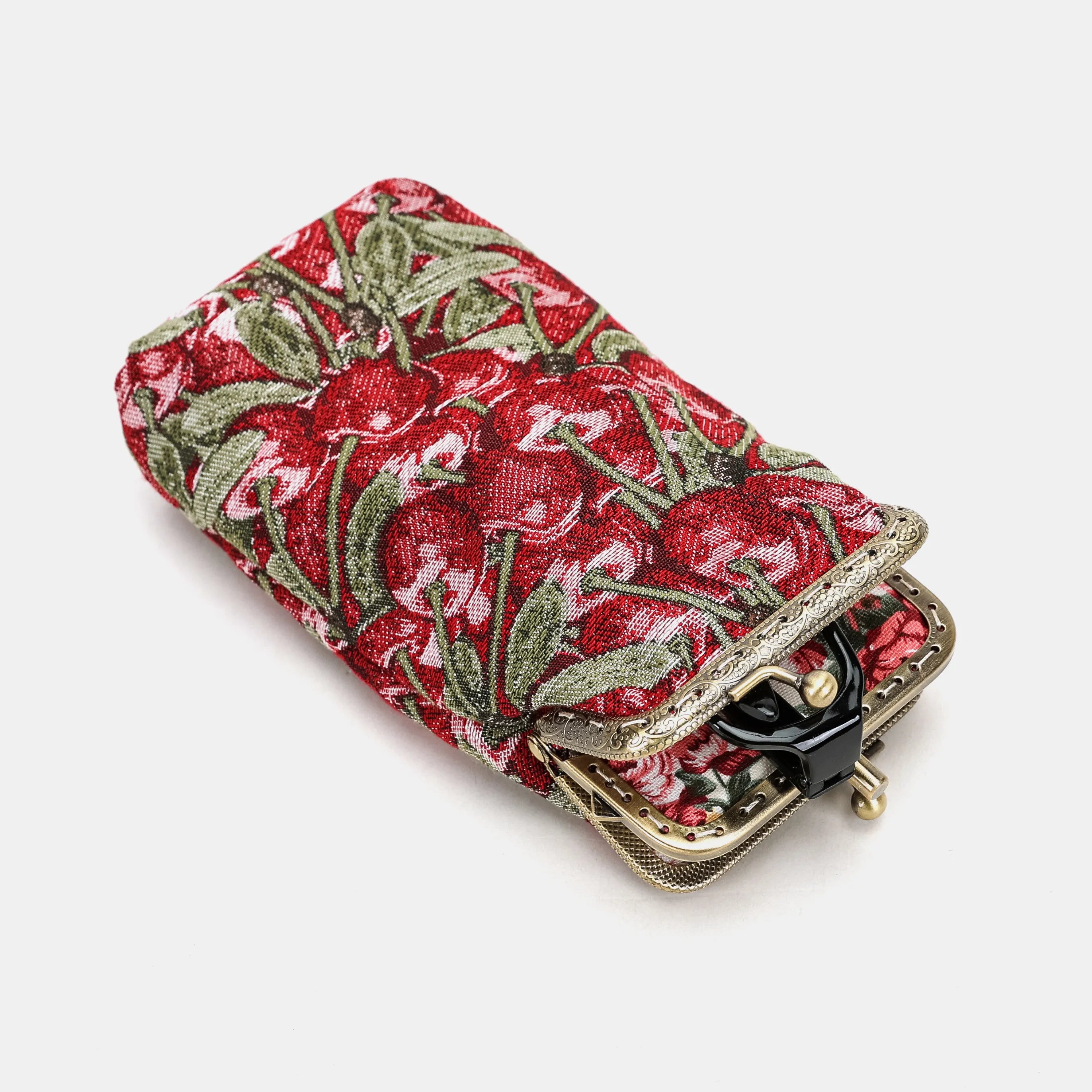 Cherry Cascade/Black Carpet Eyeglasses Case side